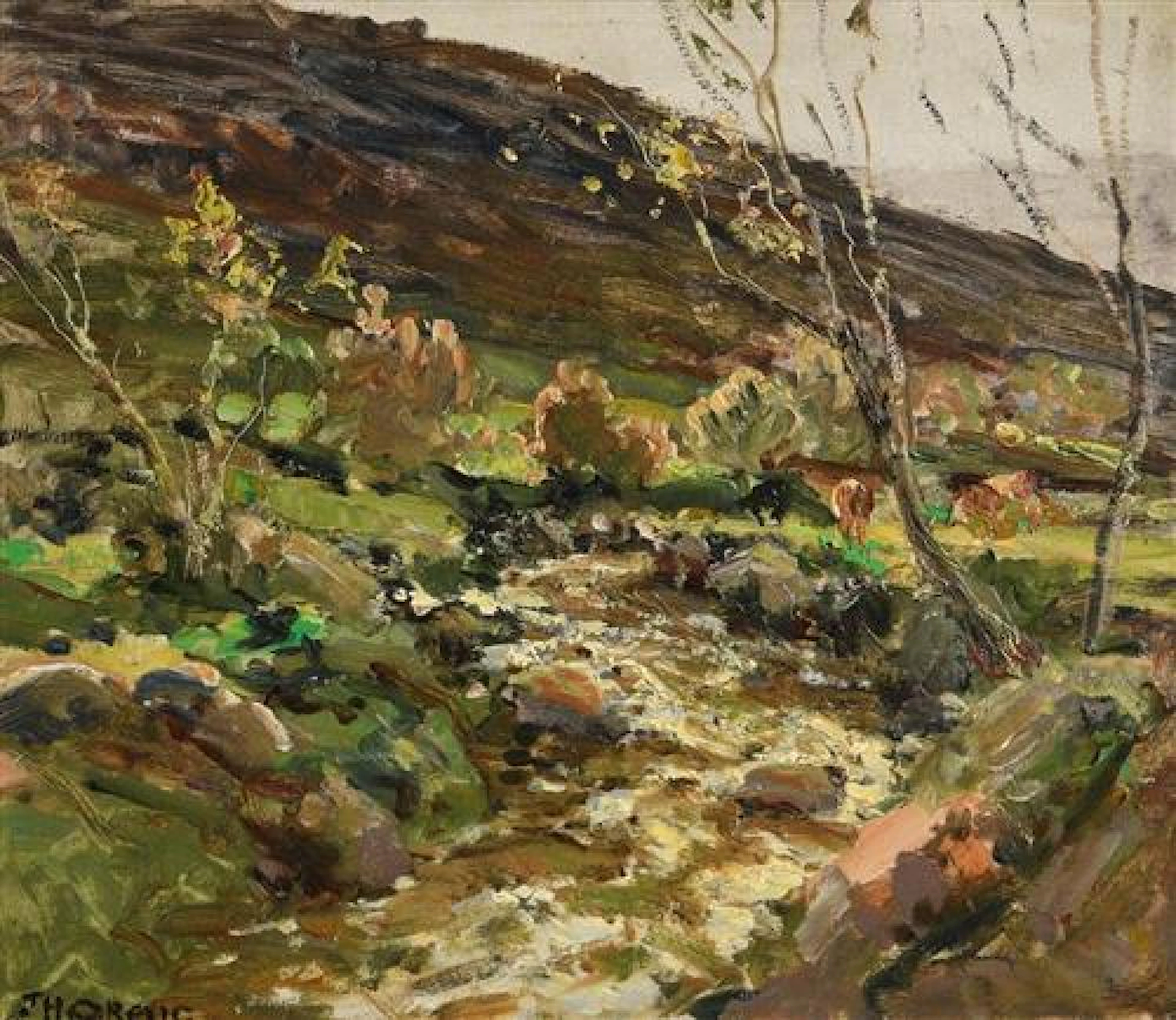 James Humbert Craig RHA RUA (1878-1944) Wetland Grazing