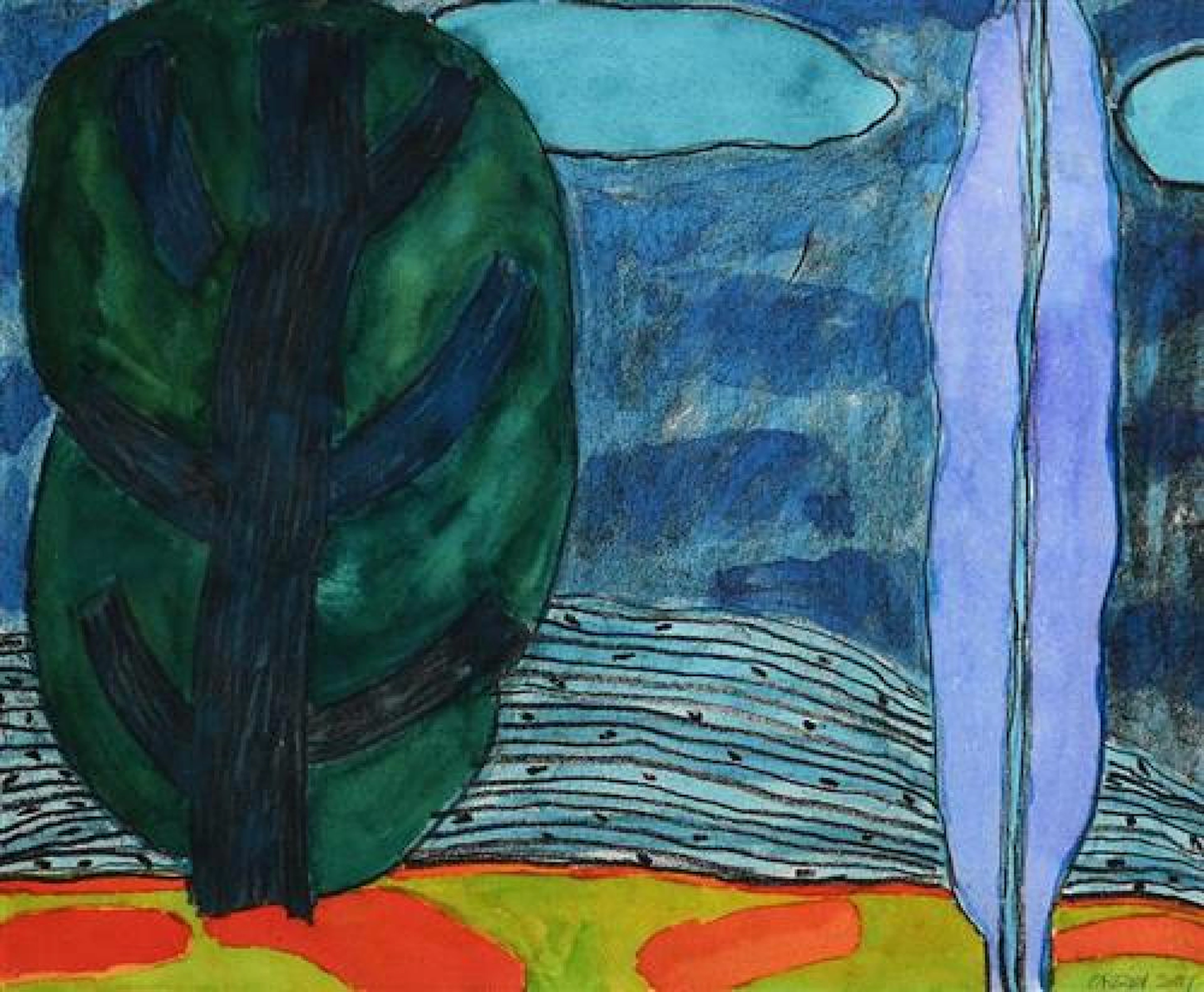 William Crozier HRHA (1930-2011) Landscape (2007)