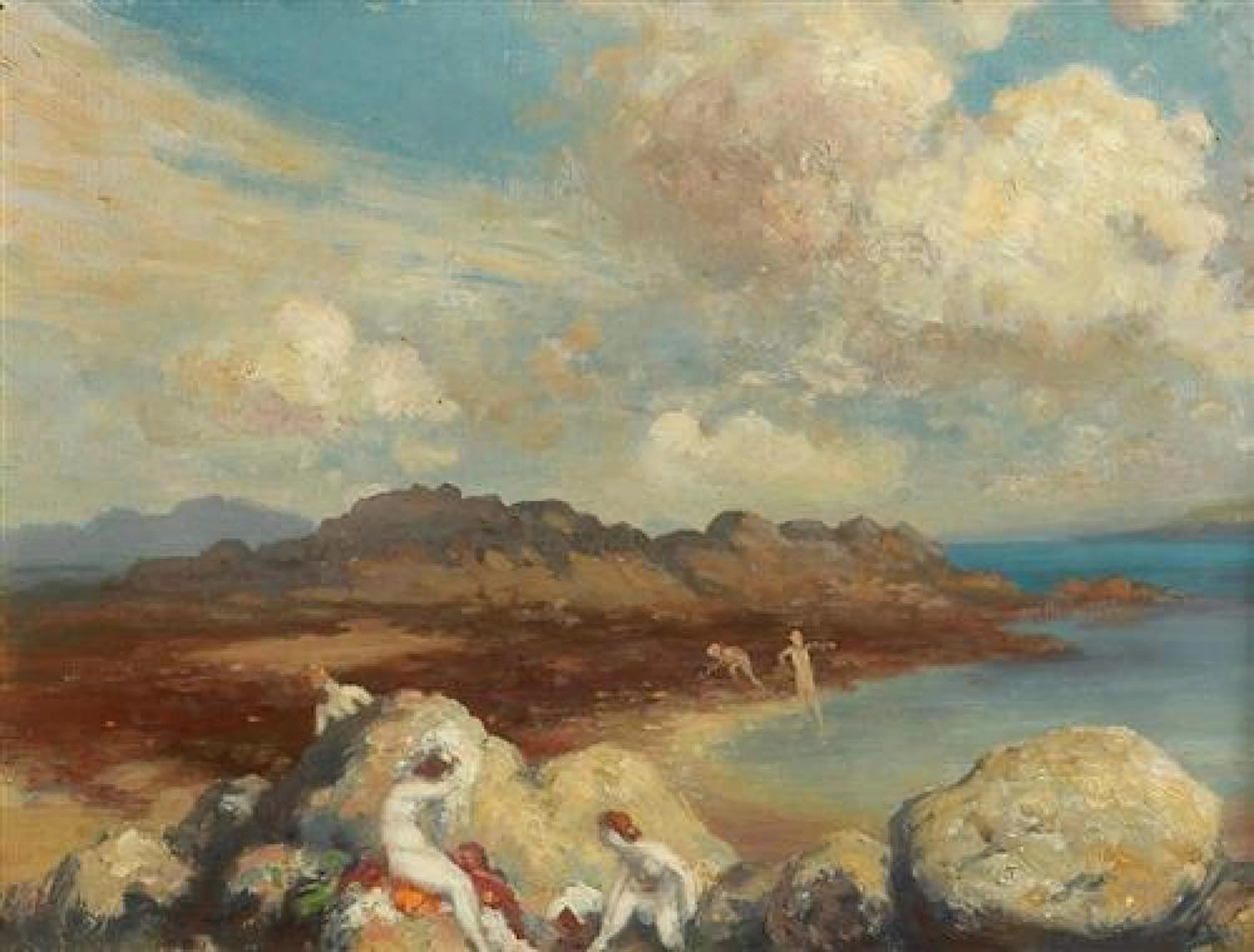 George William Russell (AE) (1867-1935) The Bathers