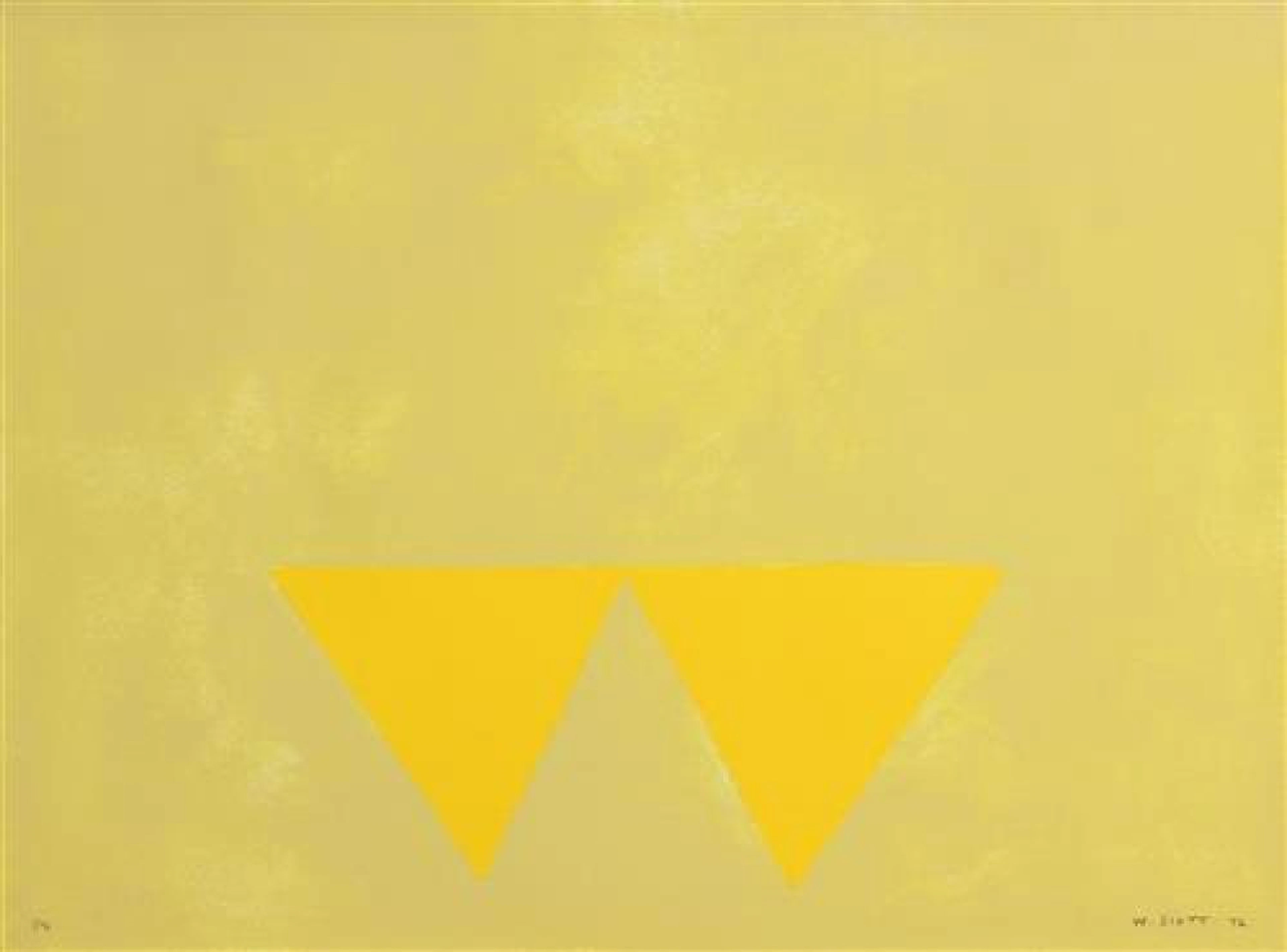 William Scott OBE RA (1913-1989) First Triangles (1972)