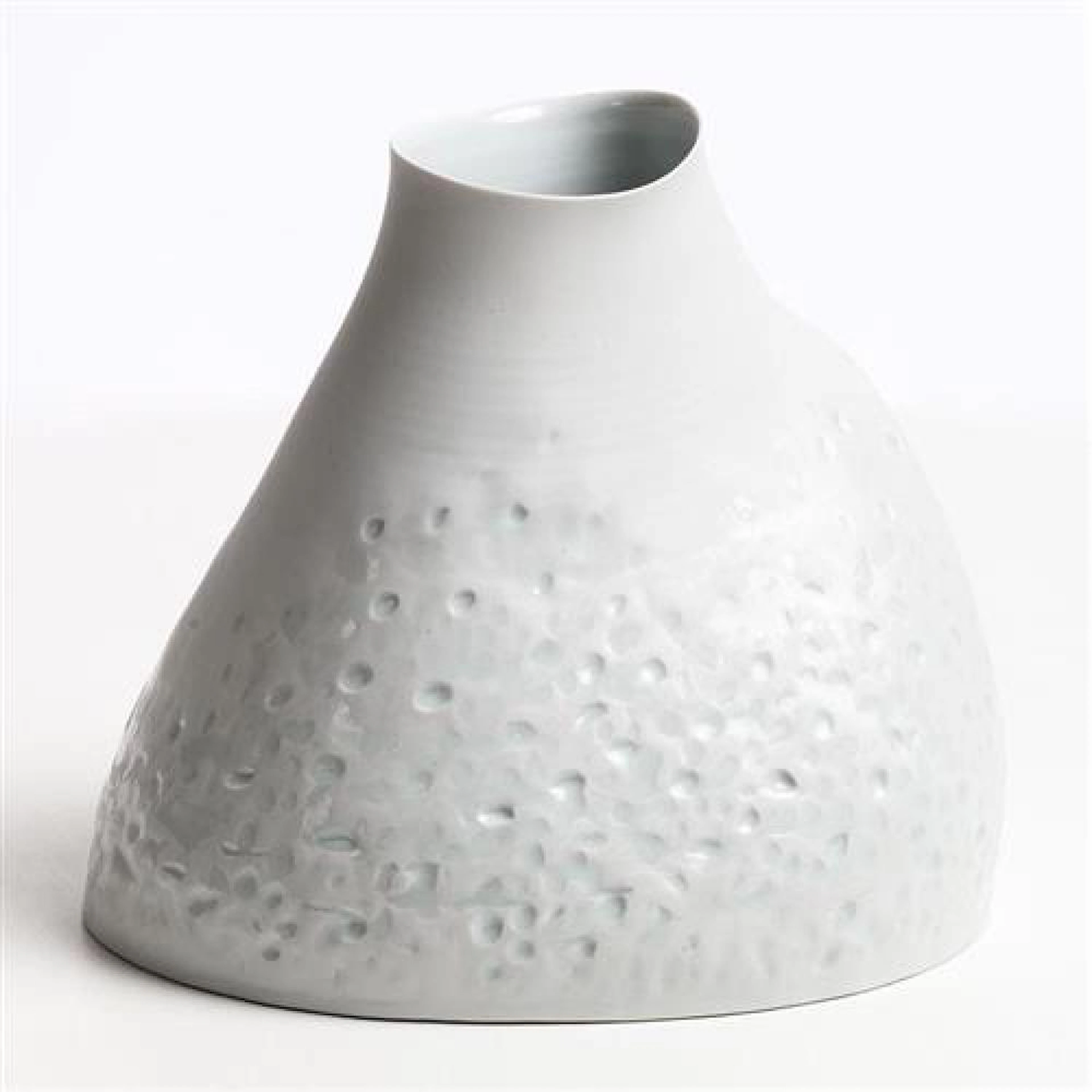 Sara Flynn (b.1971) Ice White Pressed Vessel (2012)