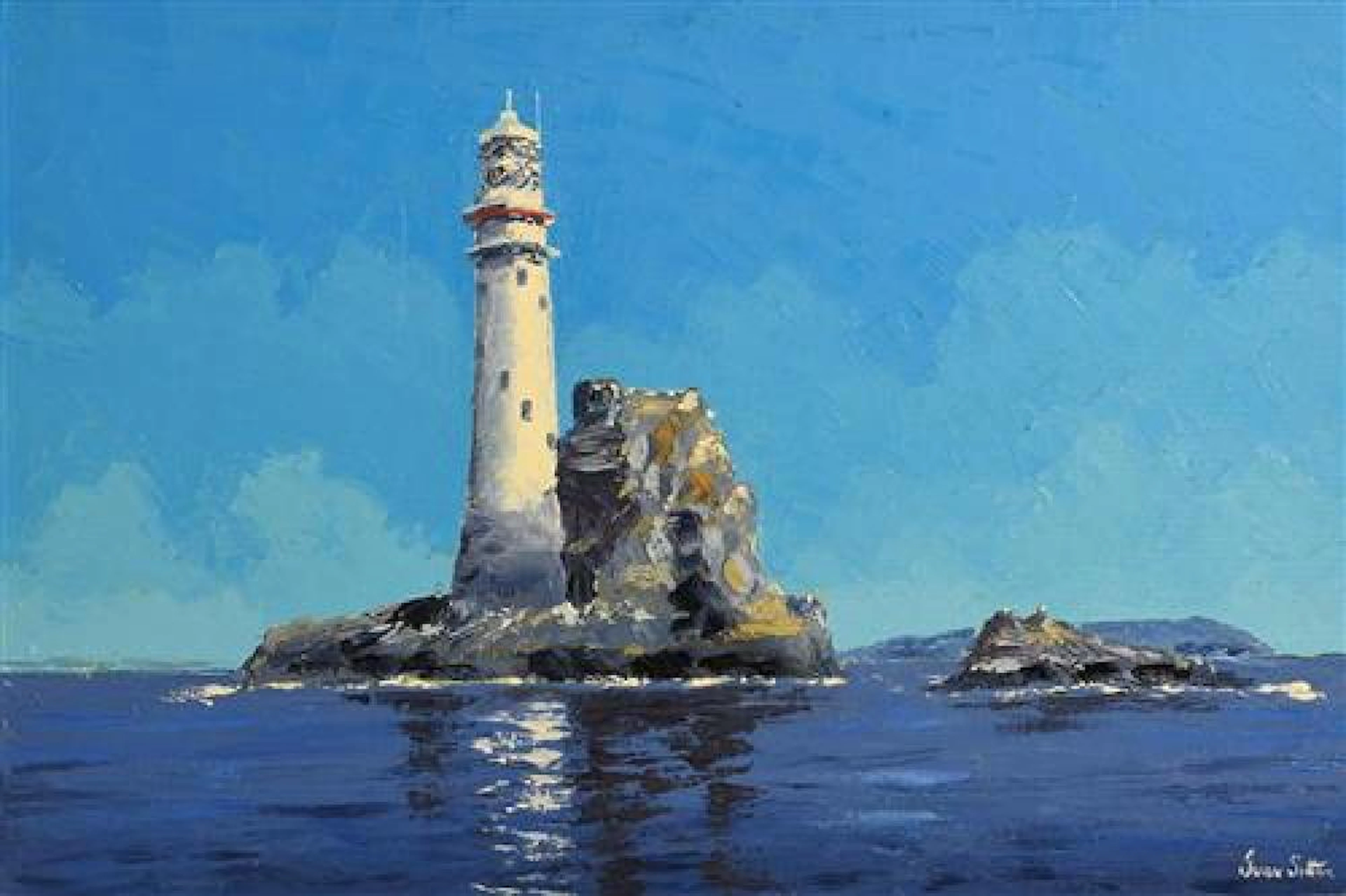 Ivan Sutton (b.1944) Fastnet Lighthouse