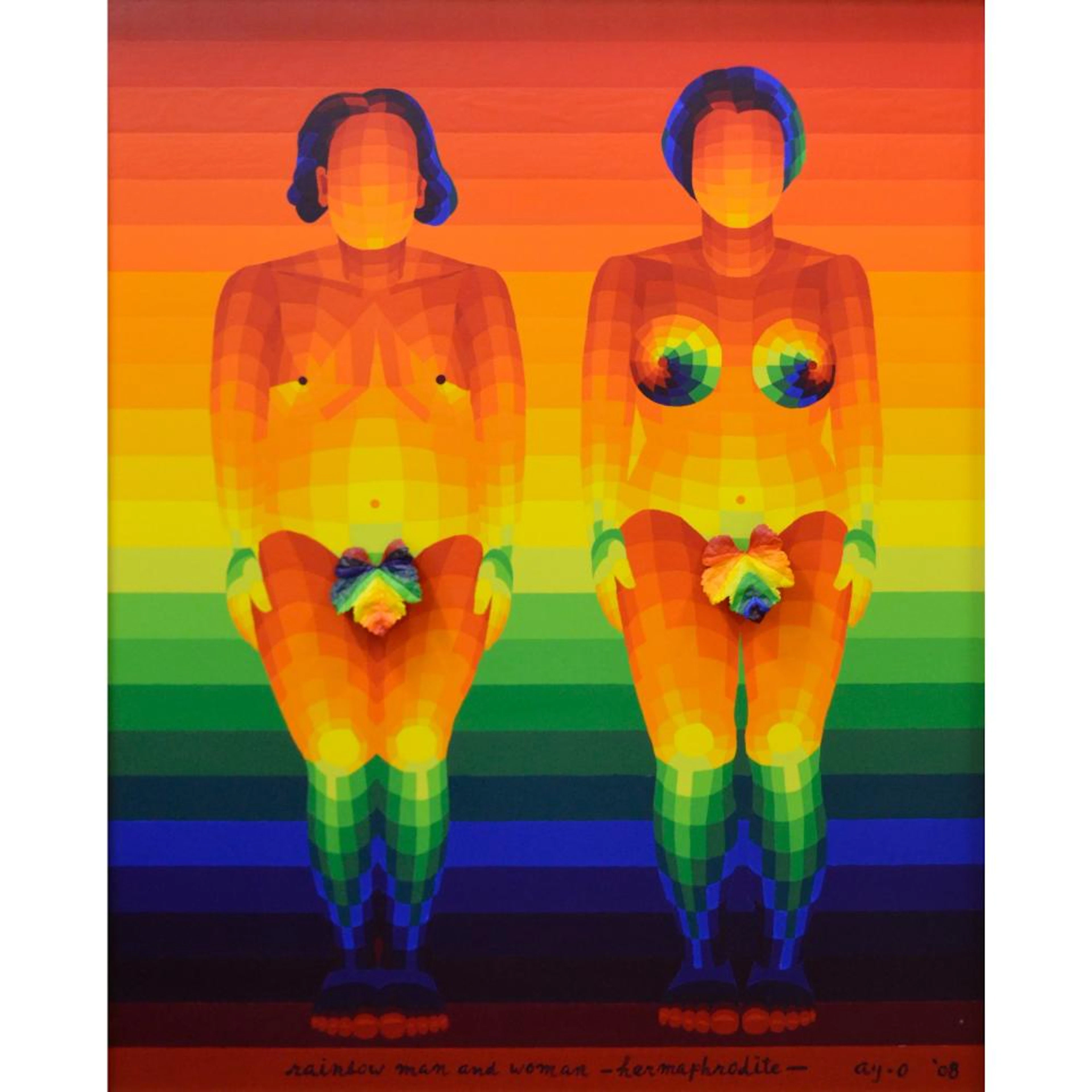 RAINBOW MAN AND WOMAN by AY-O
