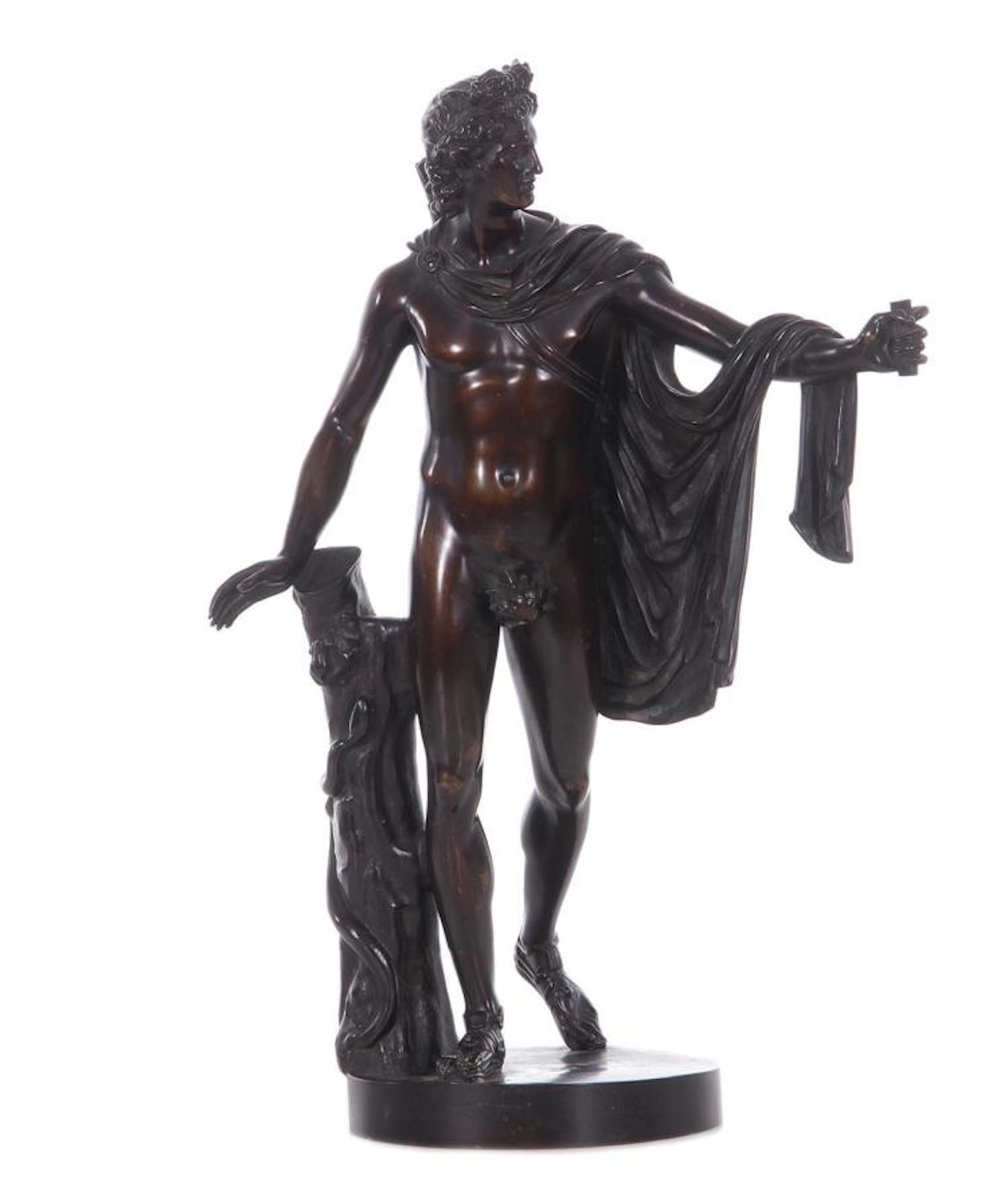 Ferdinand Barbedienne, bronze Apollo Belvedere