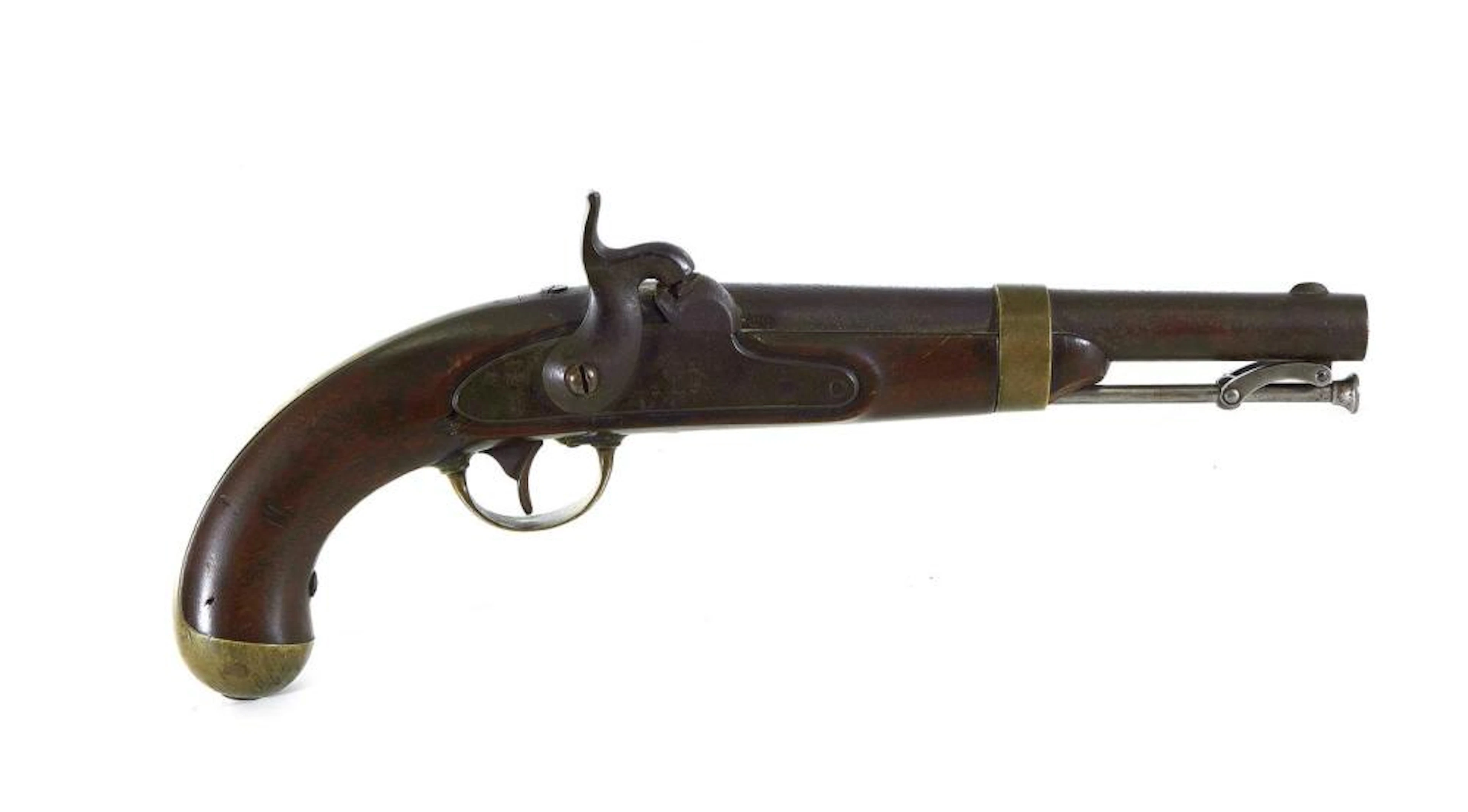 Rare Palmetto Armory Model 1842 Percussion Pistol, William Glaze