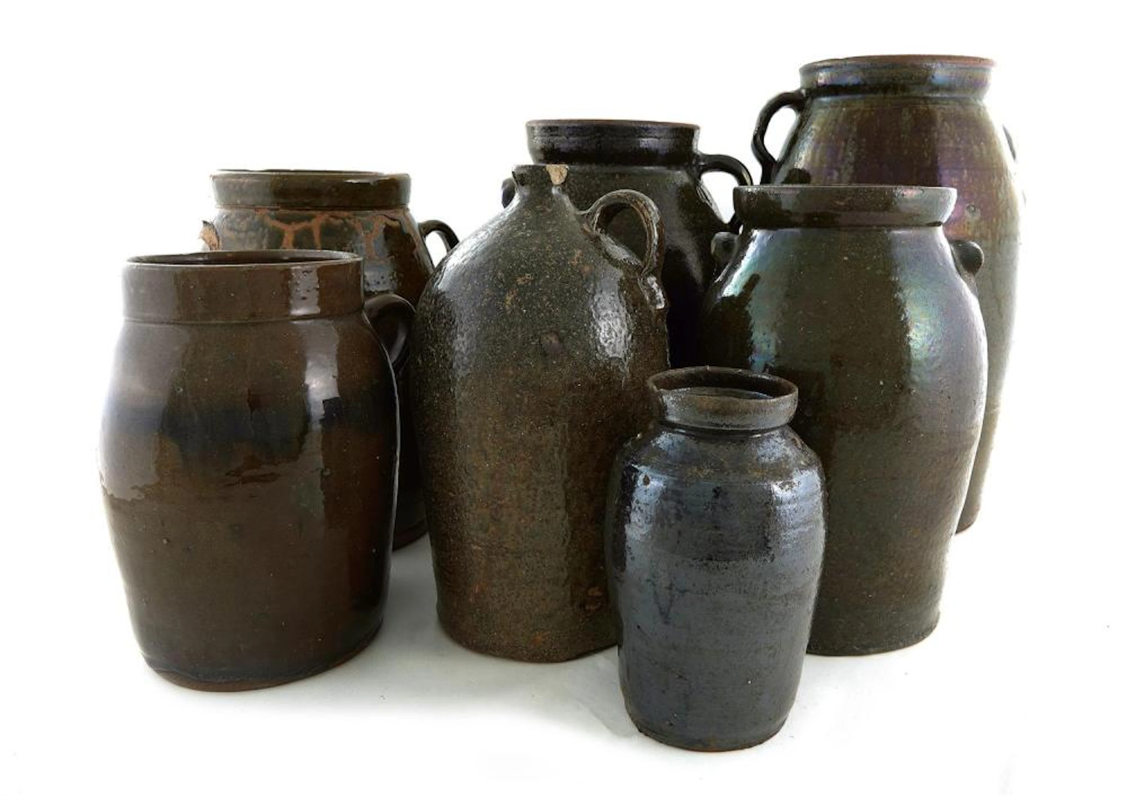 Southern Stoneware Vessels (7pcs)