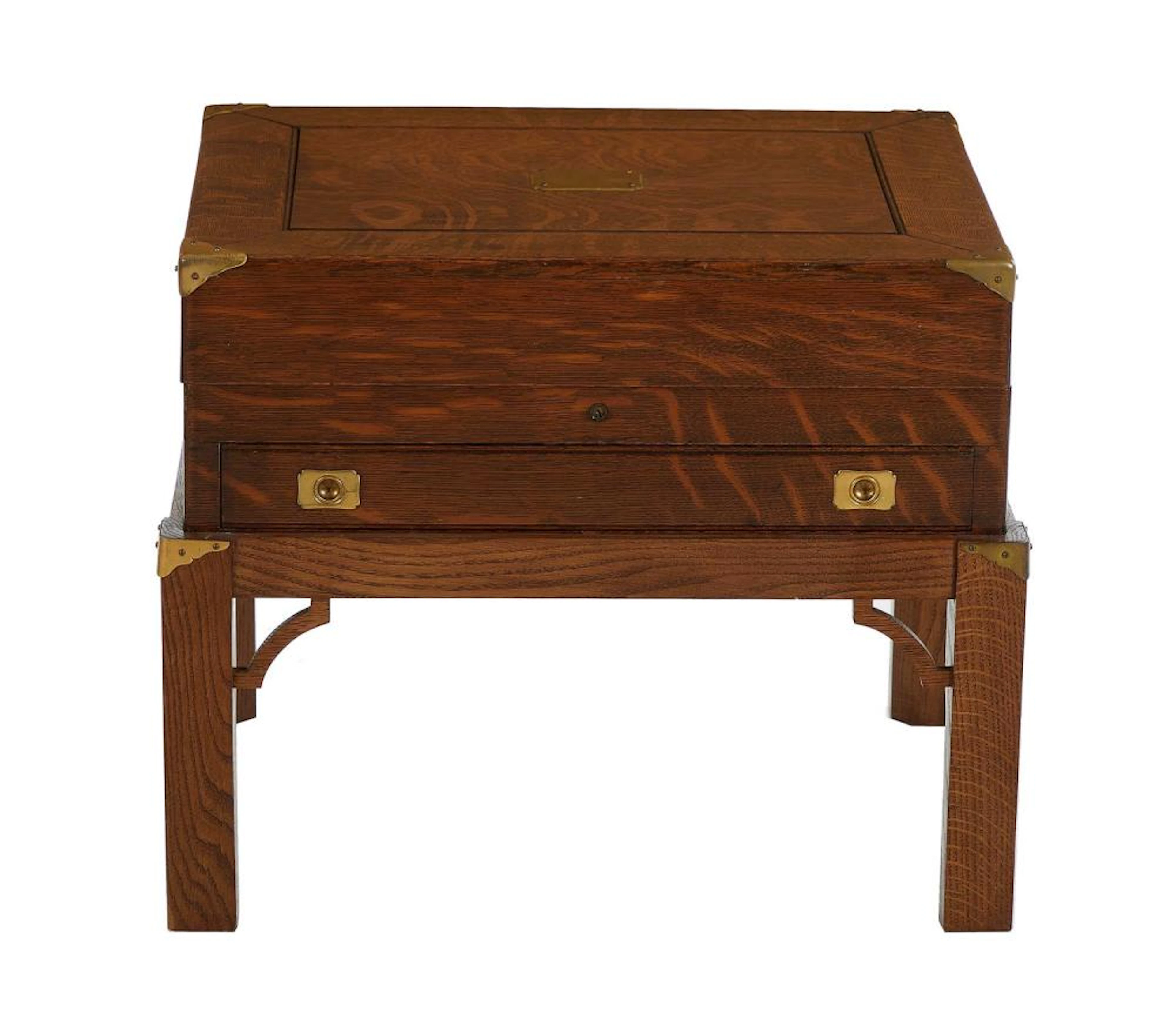 Oak Box on Stand