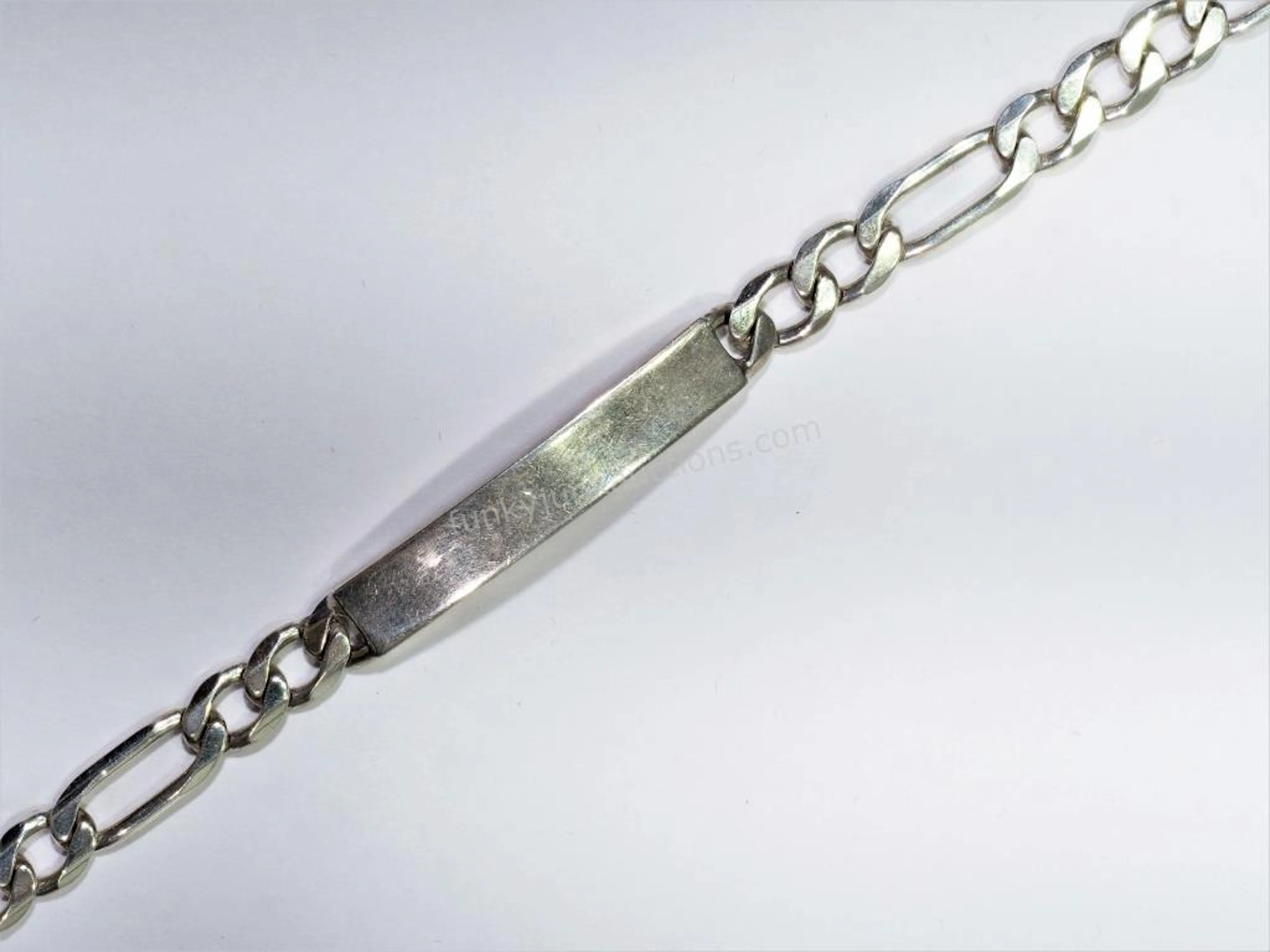 Heavy Sterling Silver Medical Alert Bracelet