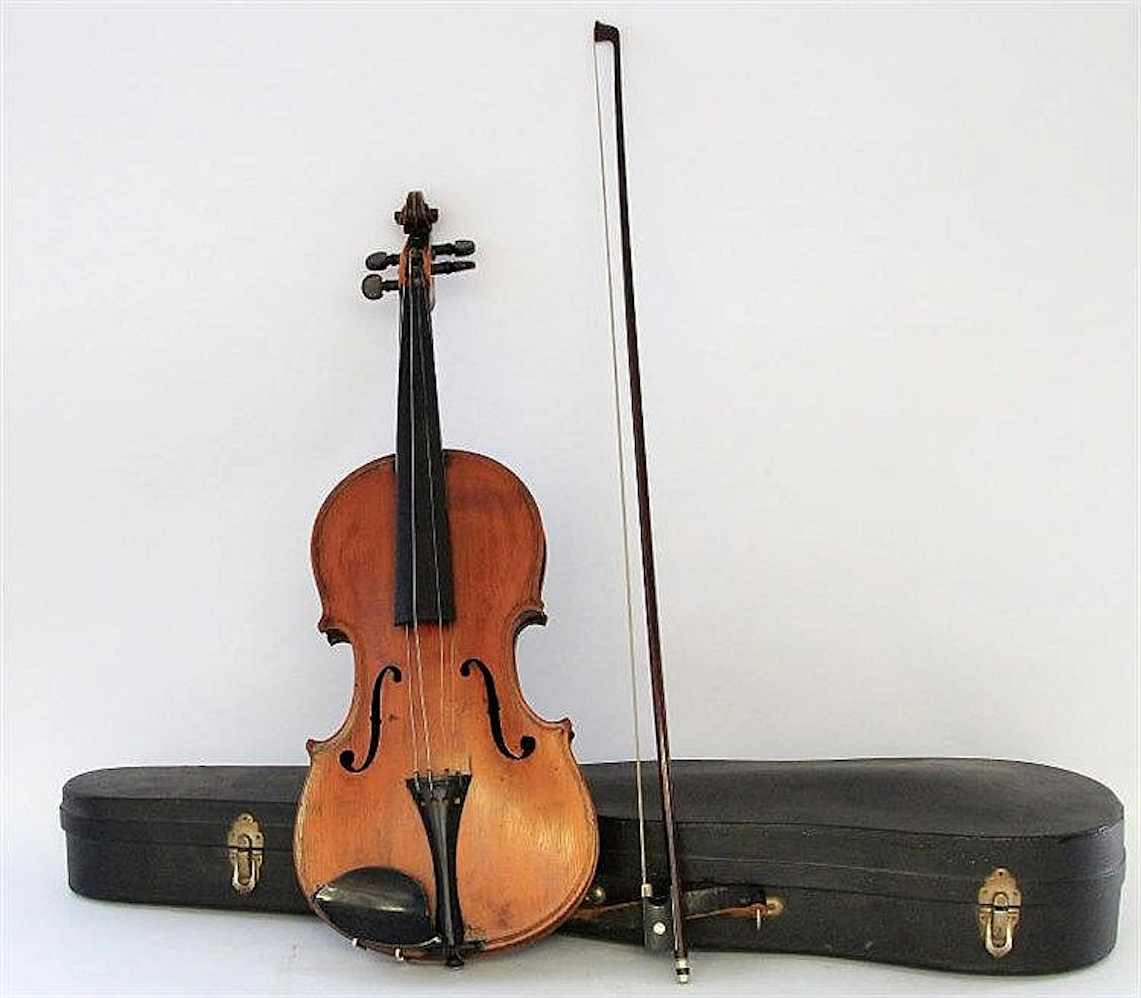 An English violin by J Priestnall With two piece b