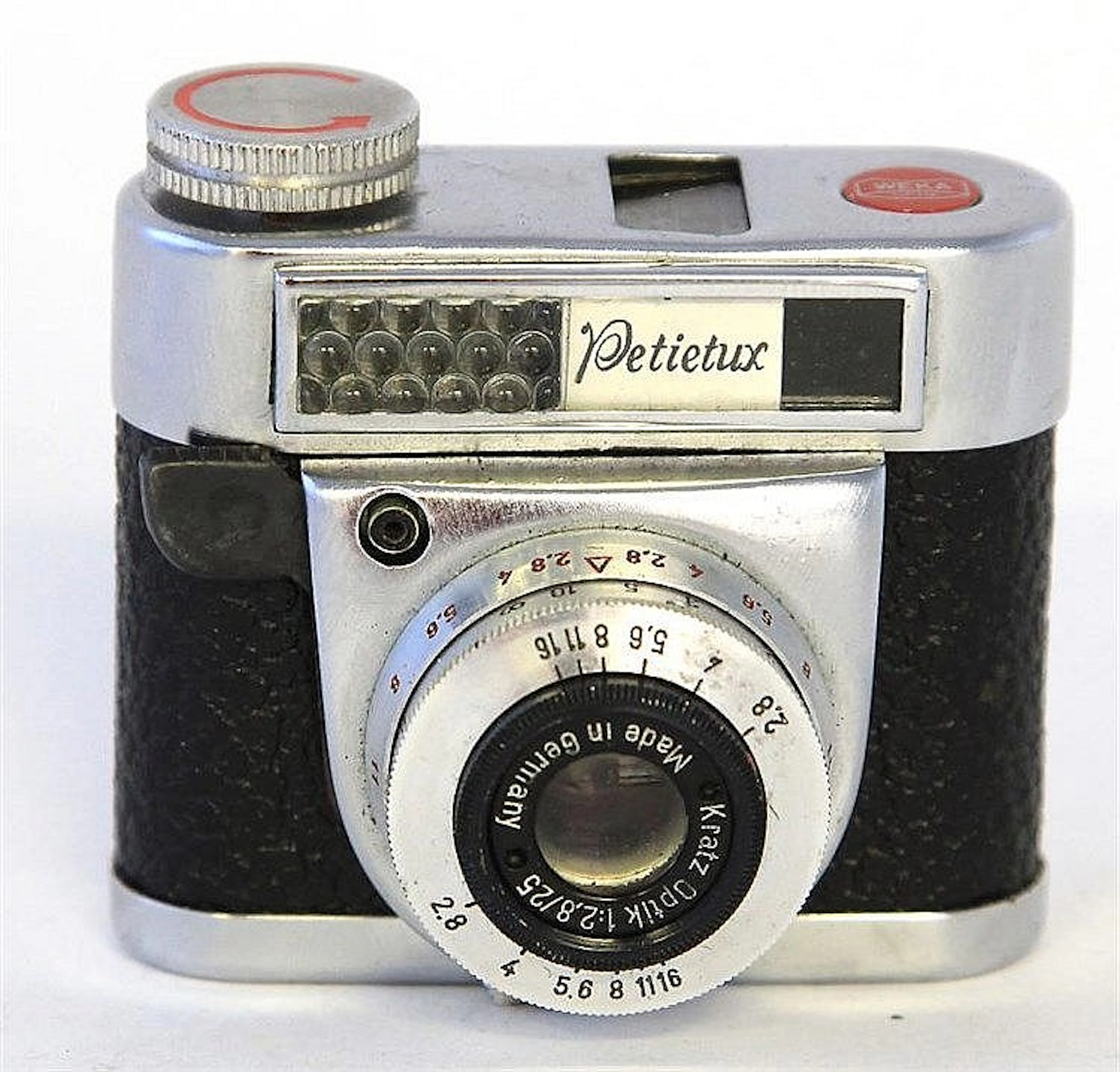 A German Petietux sub-miniature camera Marked Weka