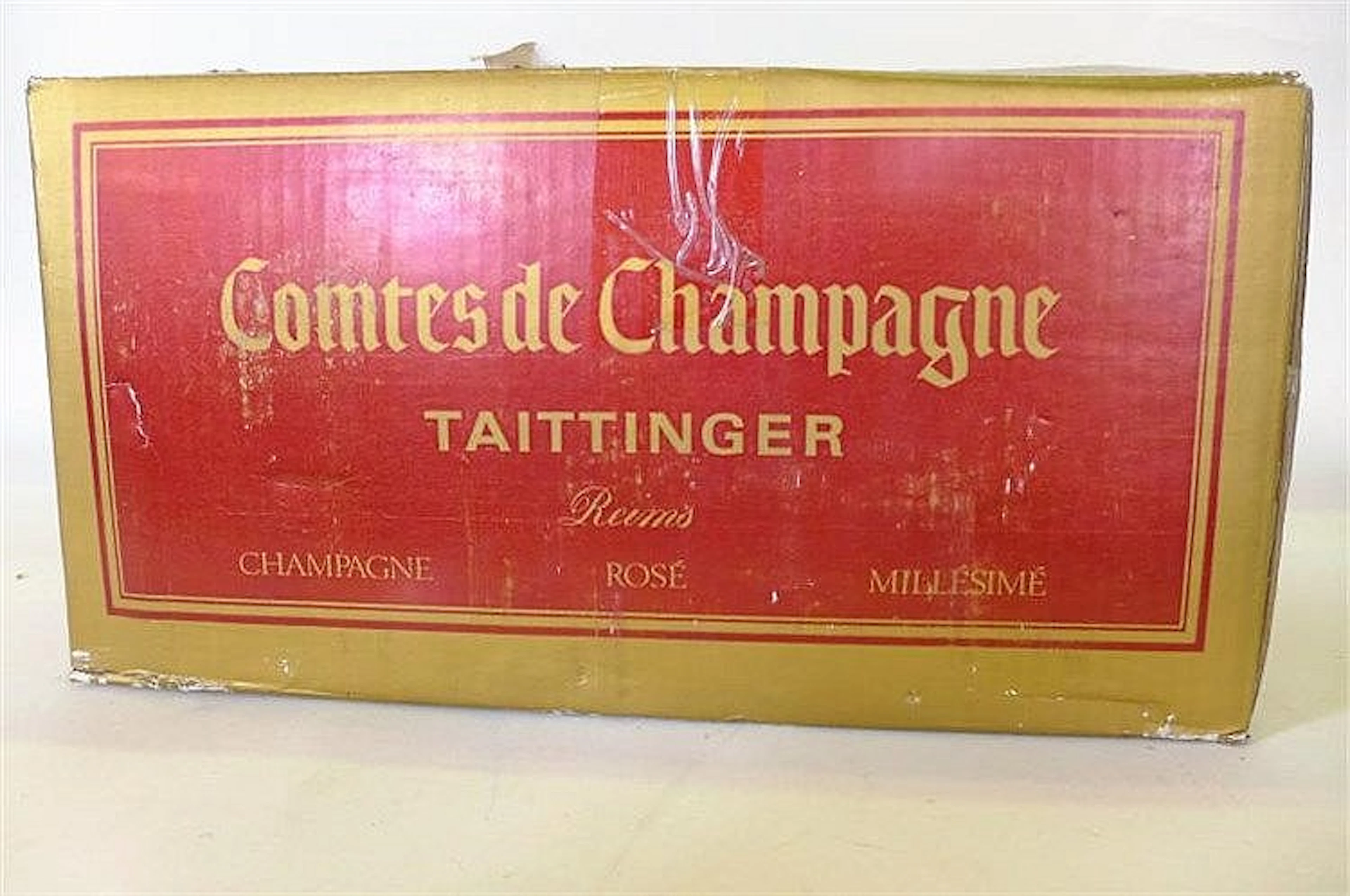 6 bottles Champagne Taittinger Comtes de Champagne