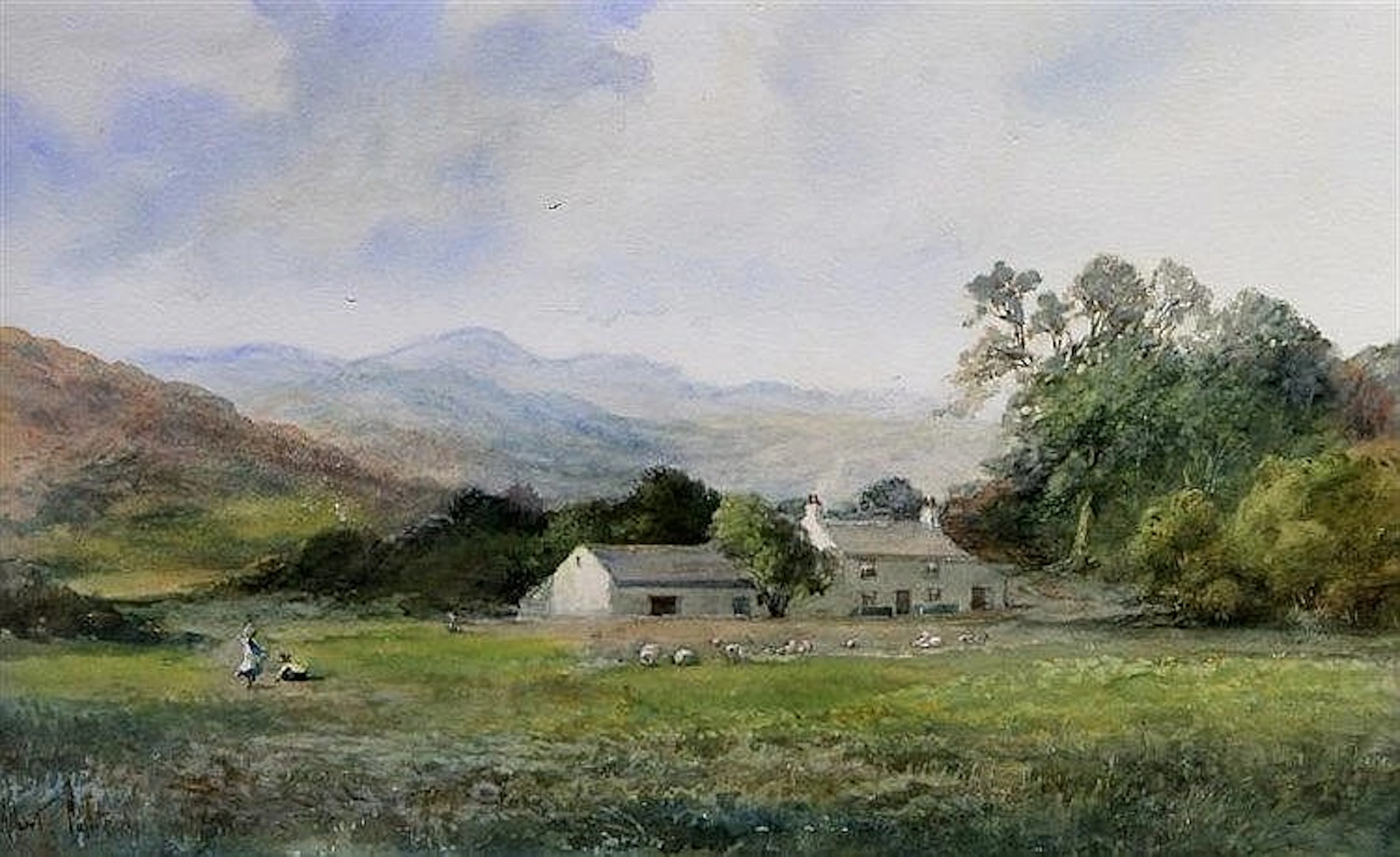 Albert Pollitt (British, 1856-1926) - 'Rural Farms