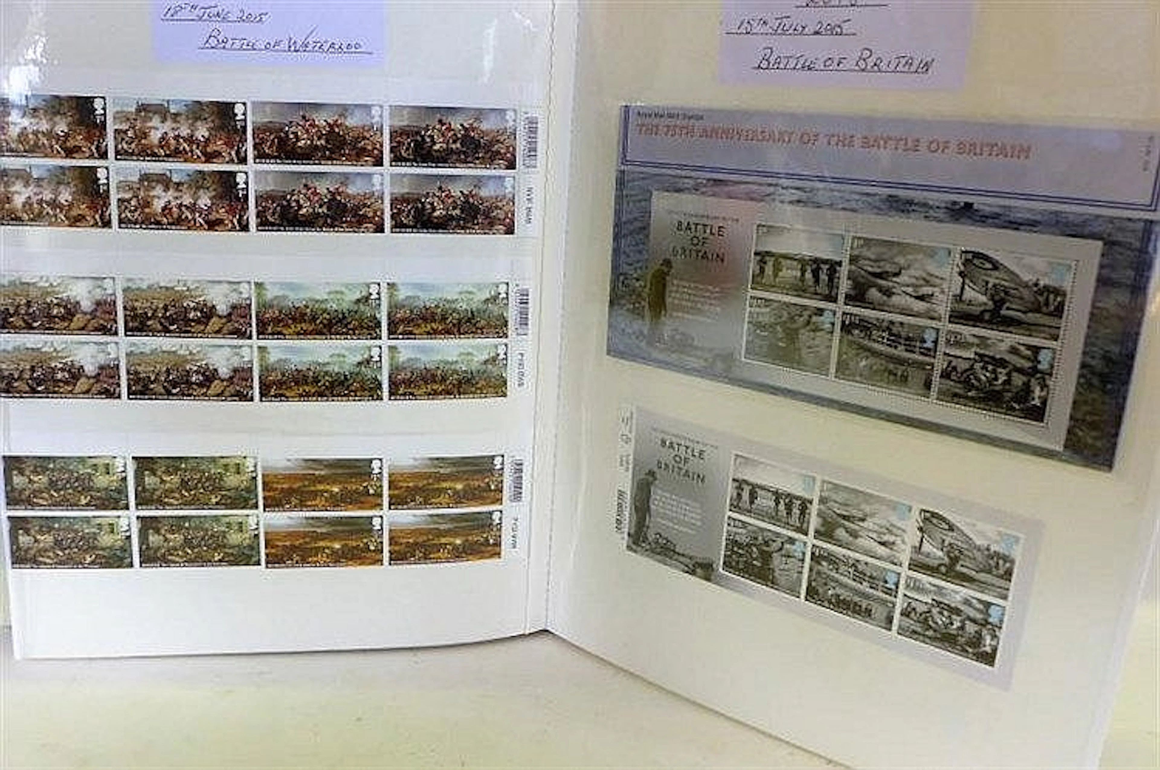 Three albums containing mint GB stamps from 2012 -