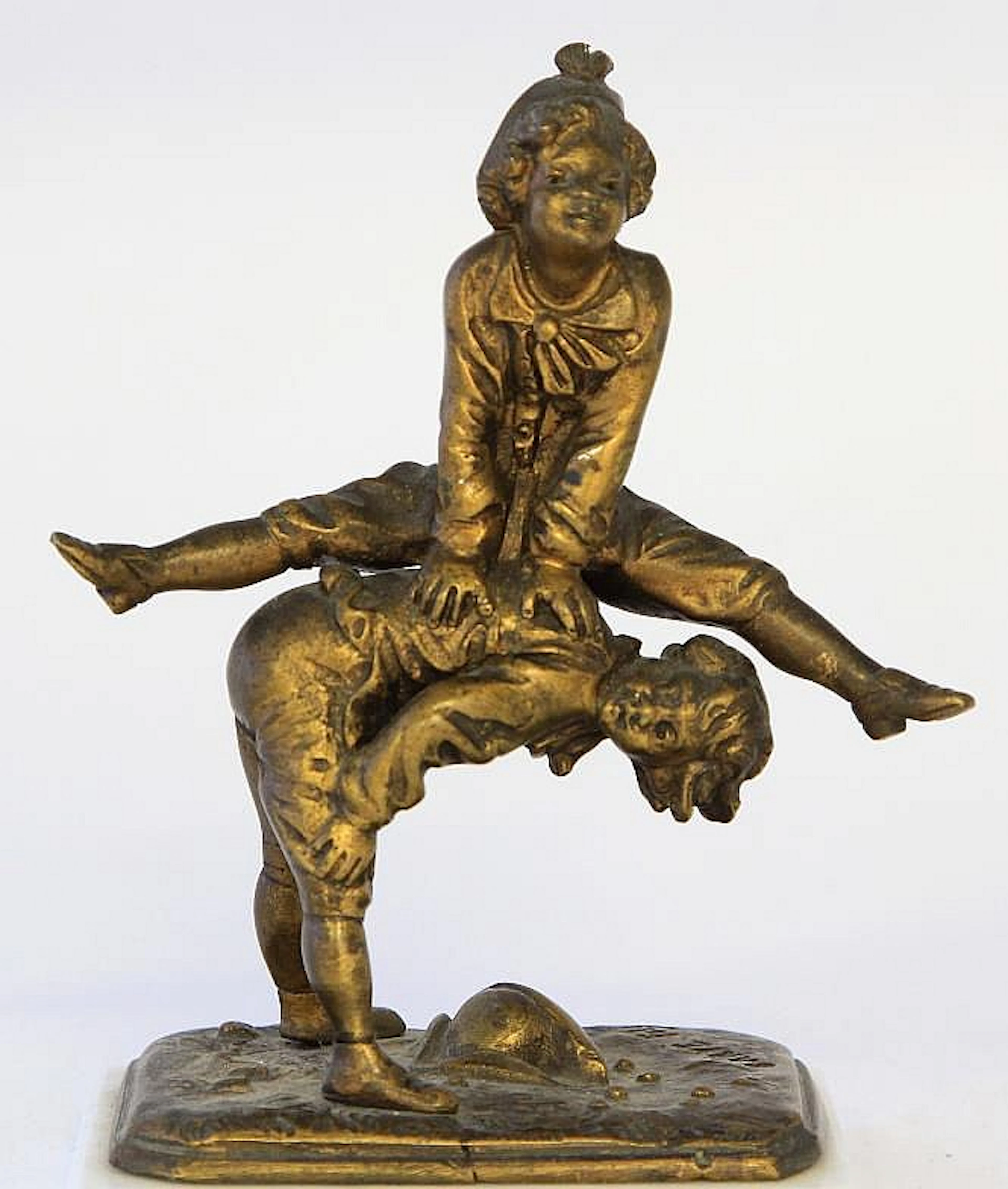 After Alfred Barye a late 19th century gilt bronze