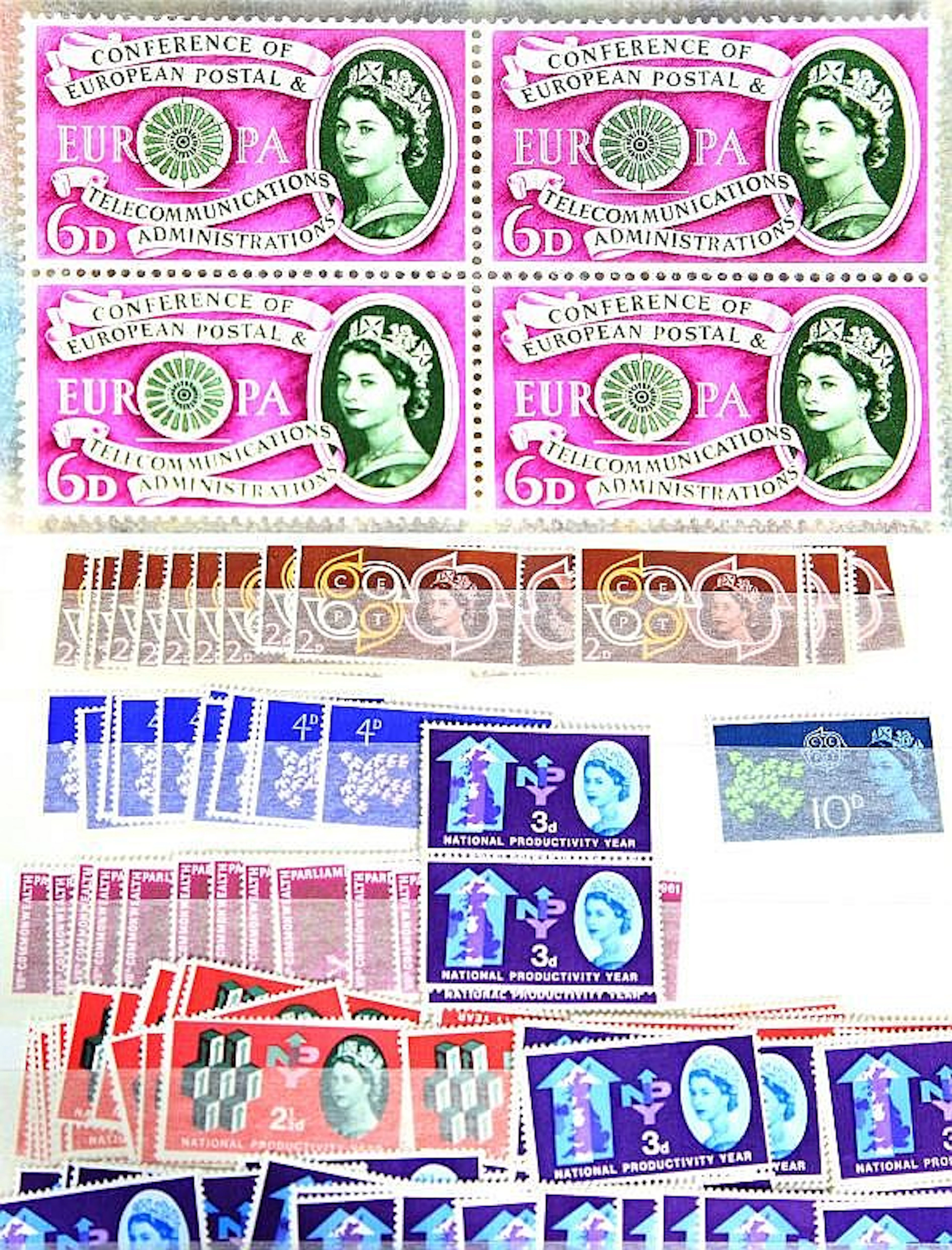 A quantity of stamps comprising mint and used pre-