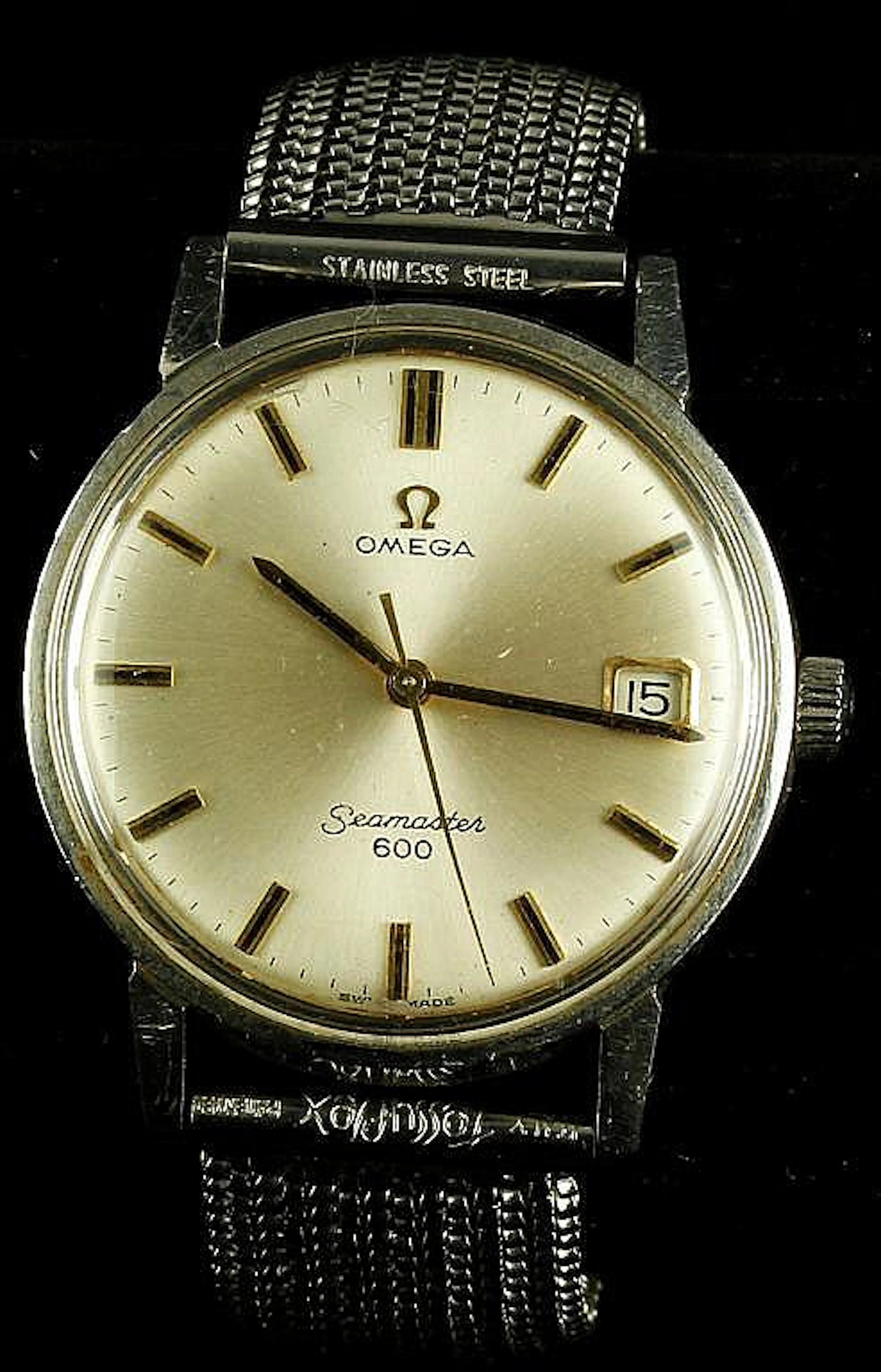 A gentleman's 1960's stainless steel Omega
