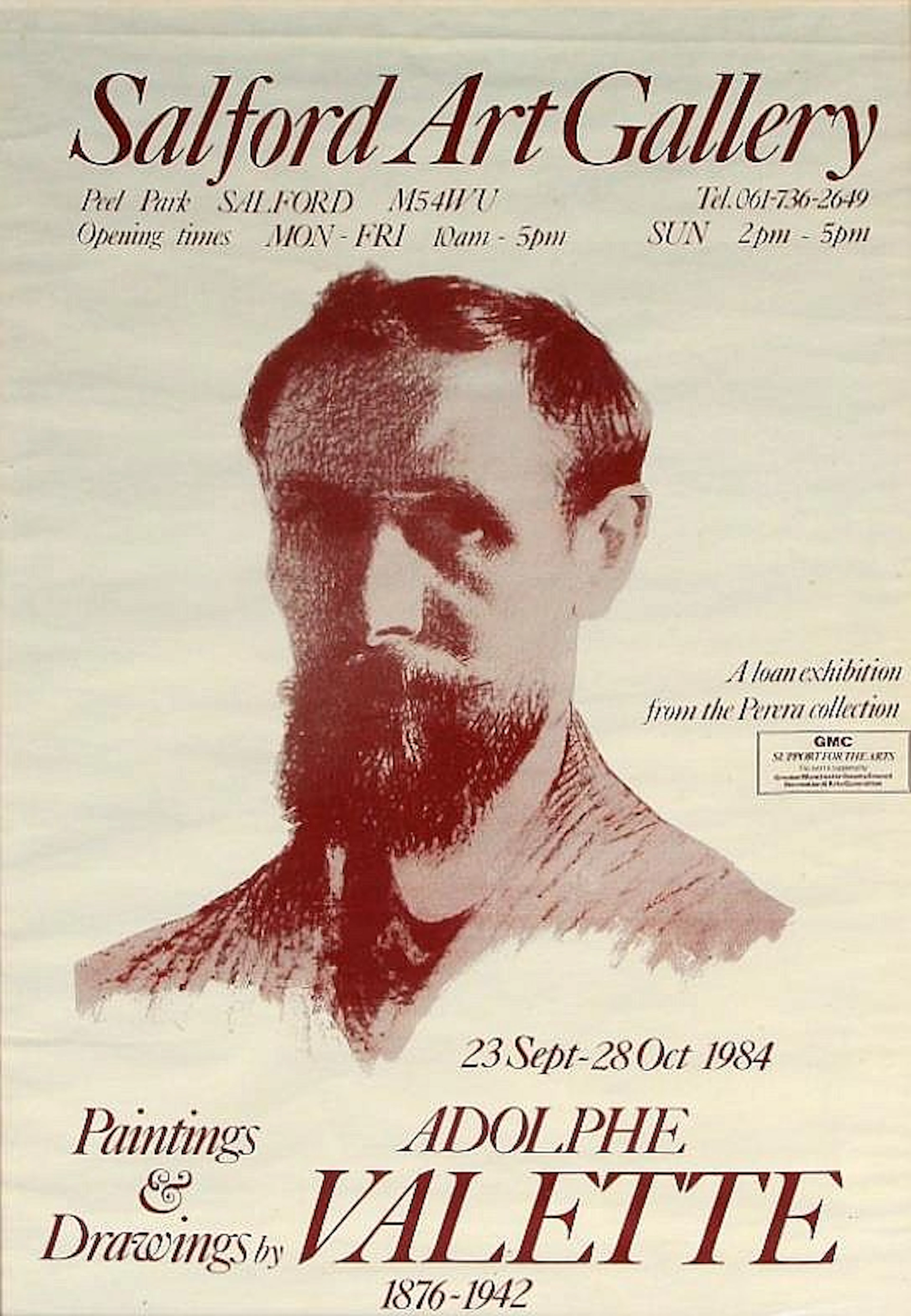 Pierre Adolphe Valette (French, 1876-1942) - 'POSTER' A rare Salford Art Ga
