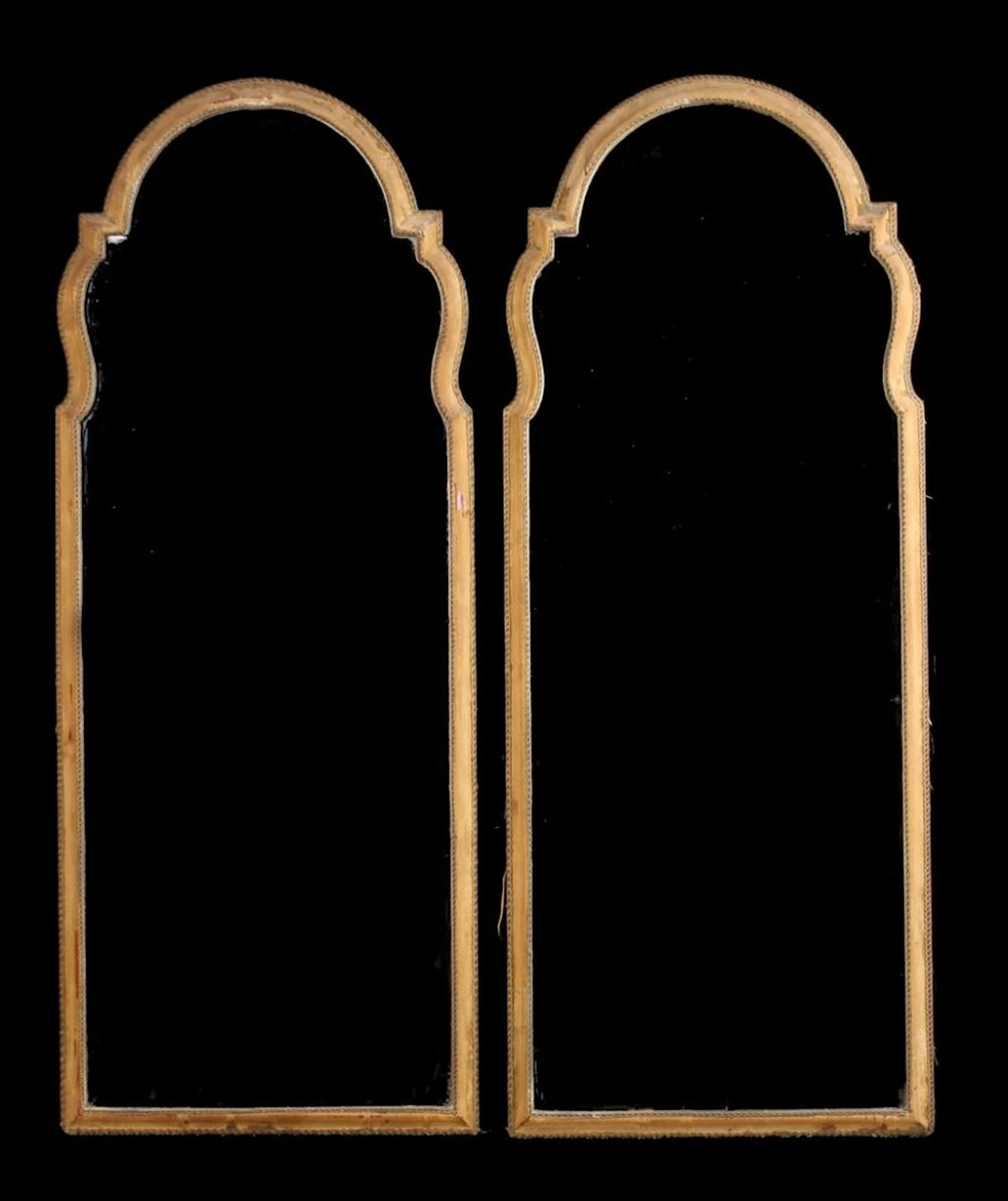 A Pair of Queen Anne Style Wall Mirrors