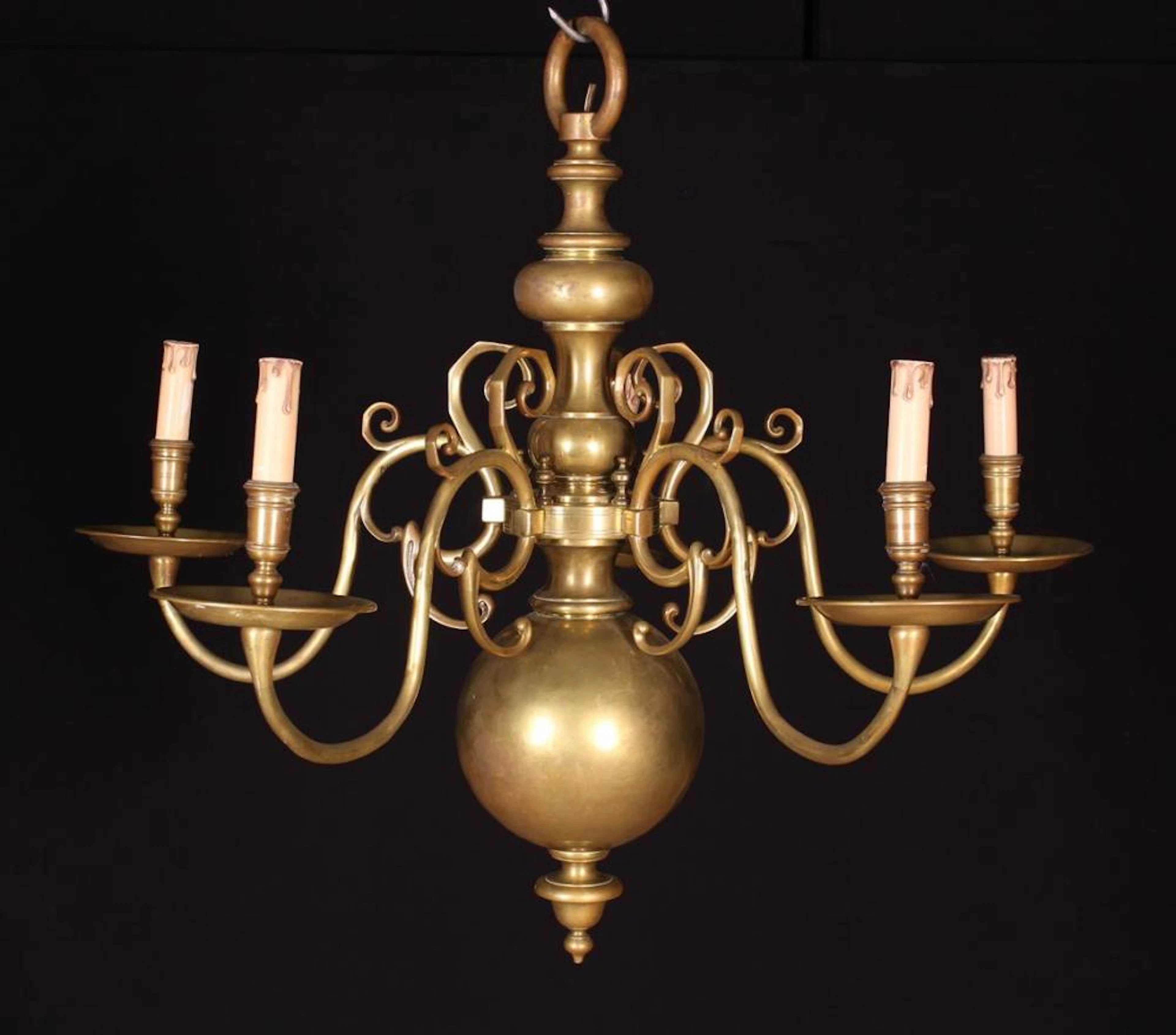 An 18th Century Bronze Chandelier