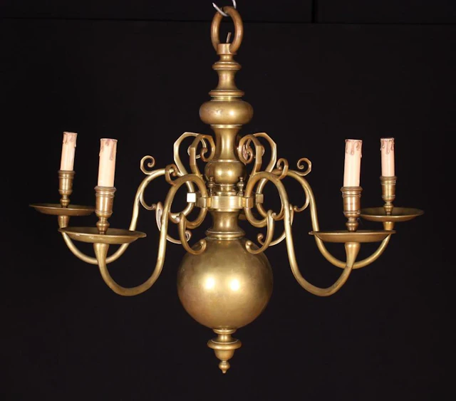 An 18th Century Bronze Chandelier