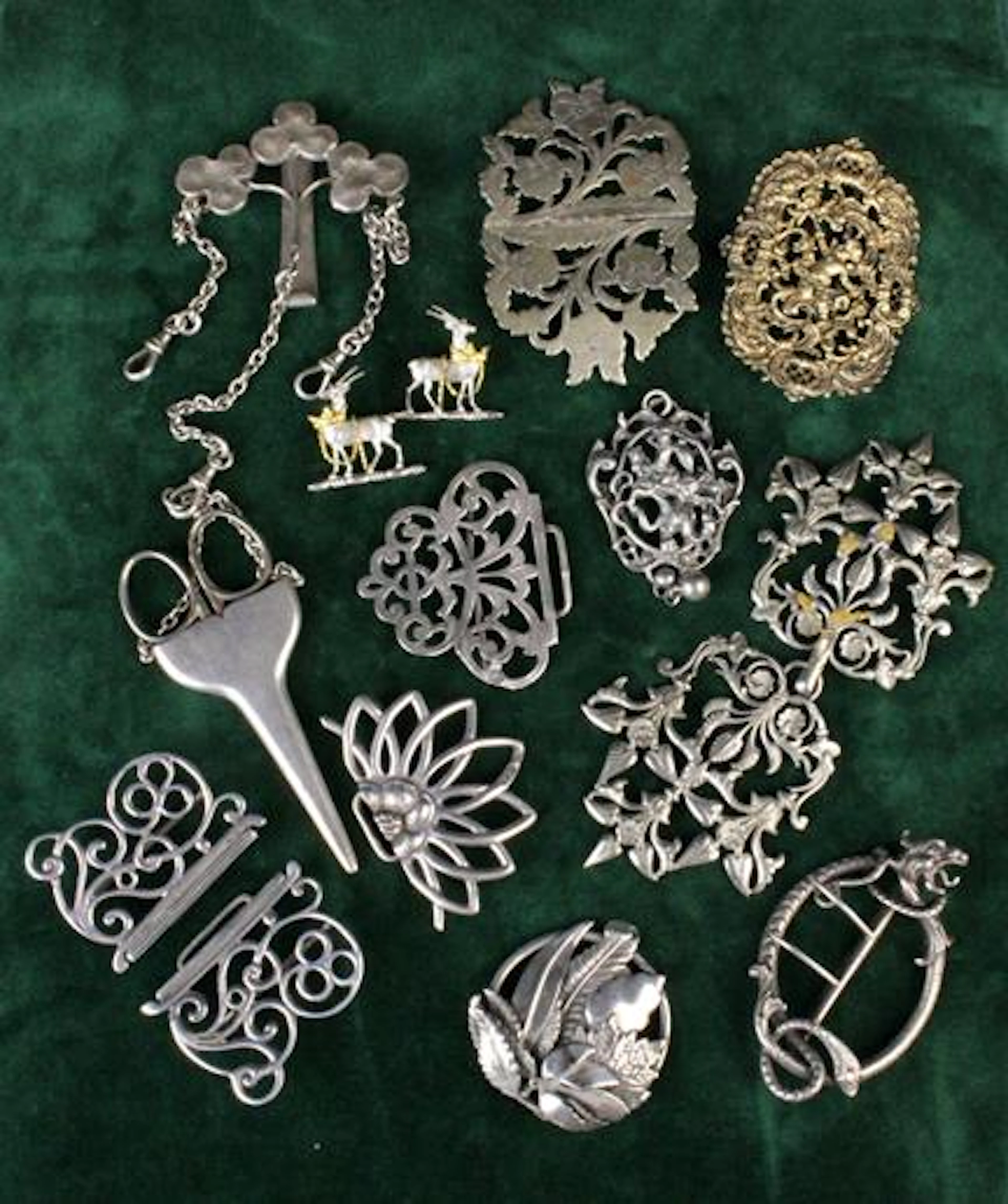 A Collection of Victorian and Later Belt Buckles