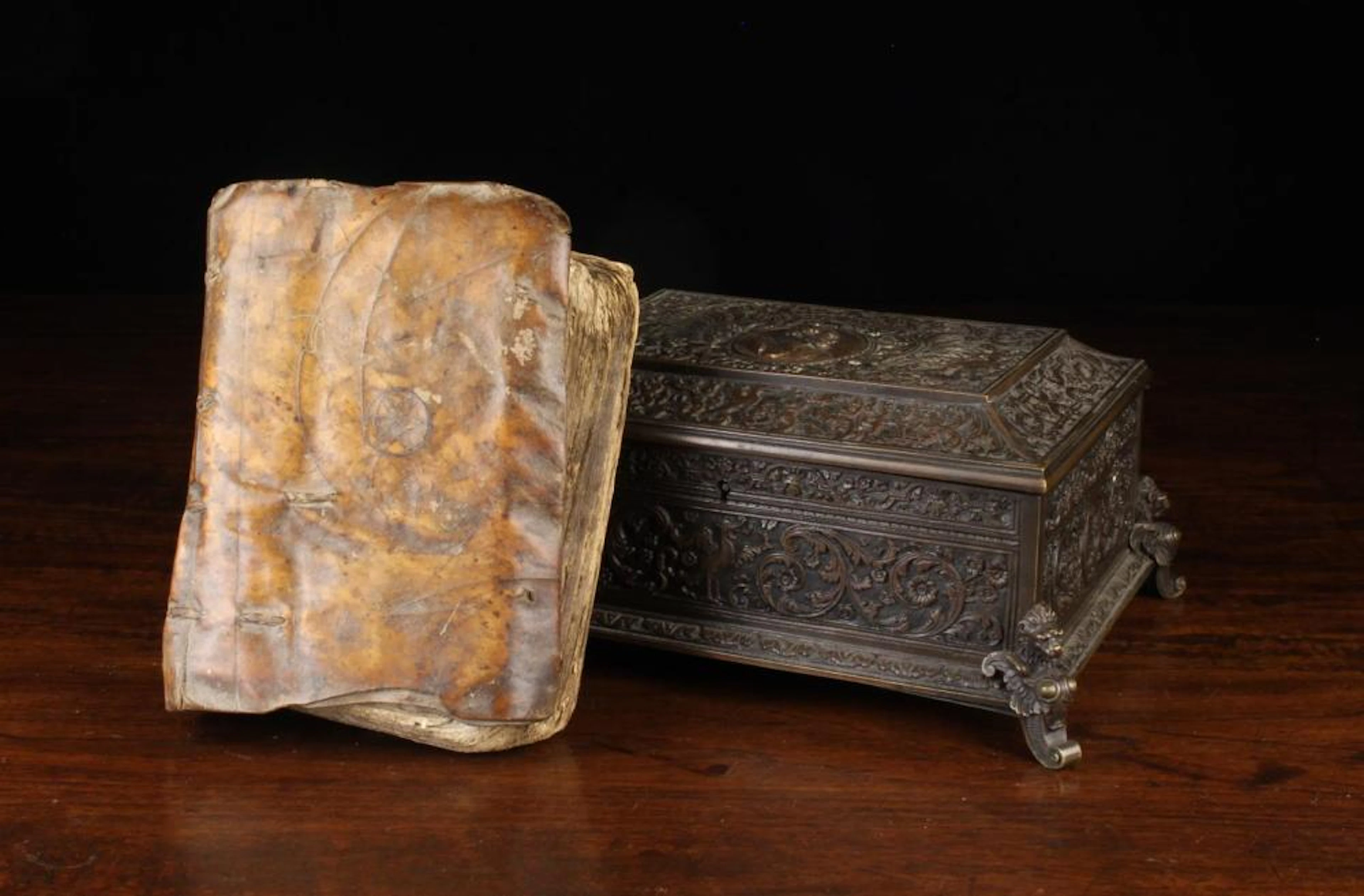 An Antiquarian New Testament Bible (A/F) believed to be...