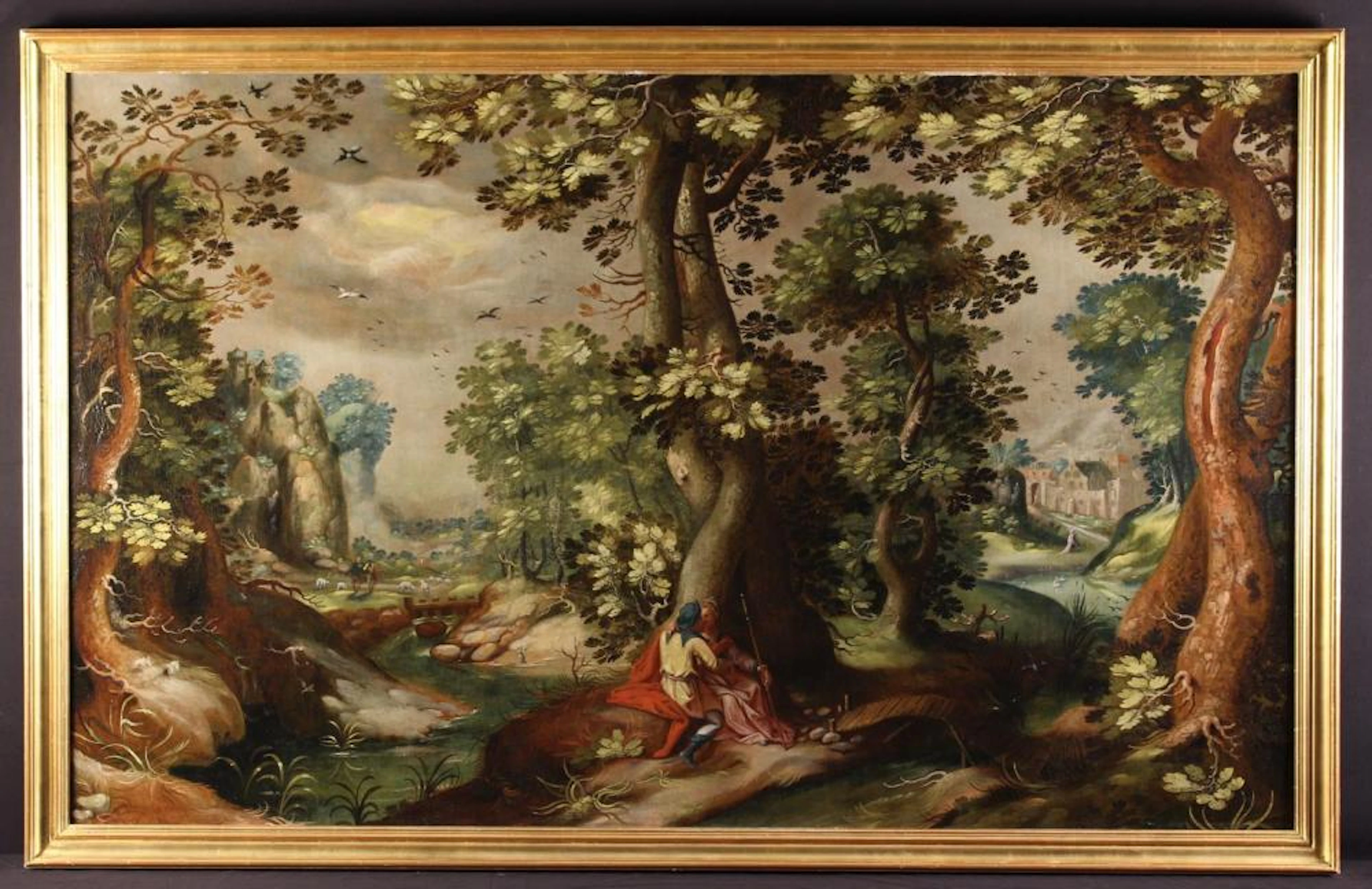 Circle of Gillis Van Coninxloo (Flemish 1581-1619) A Pair...