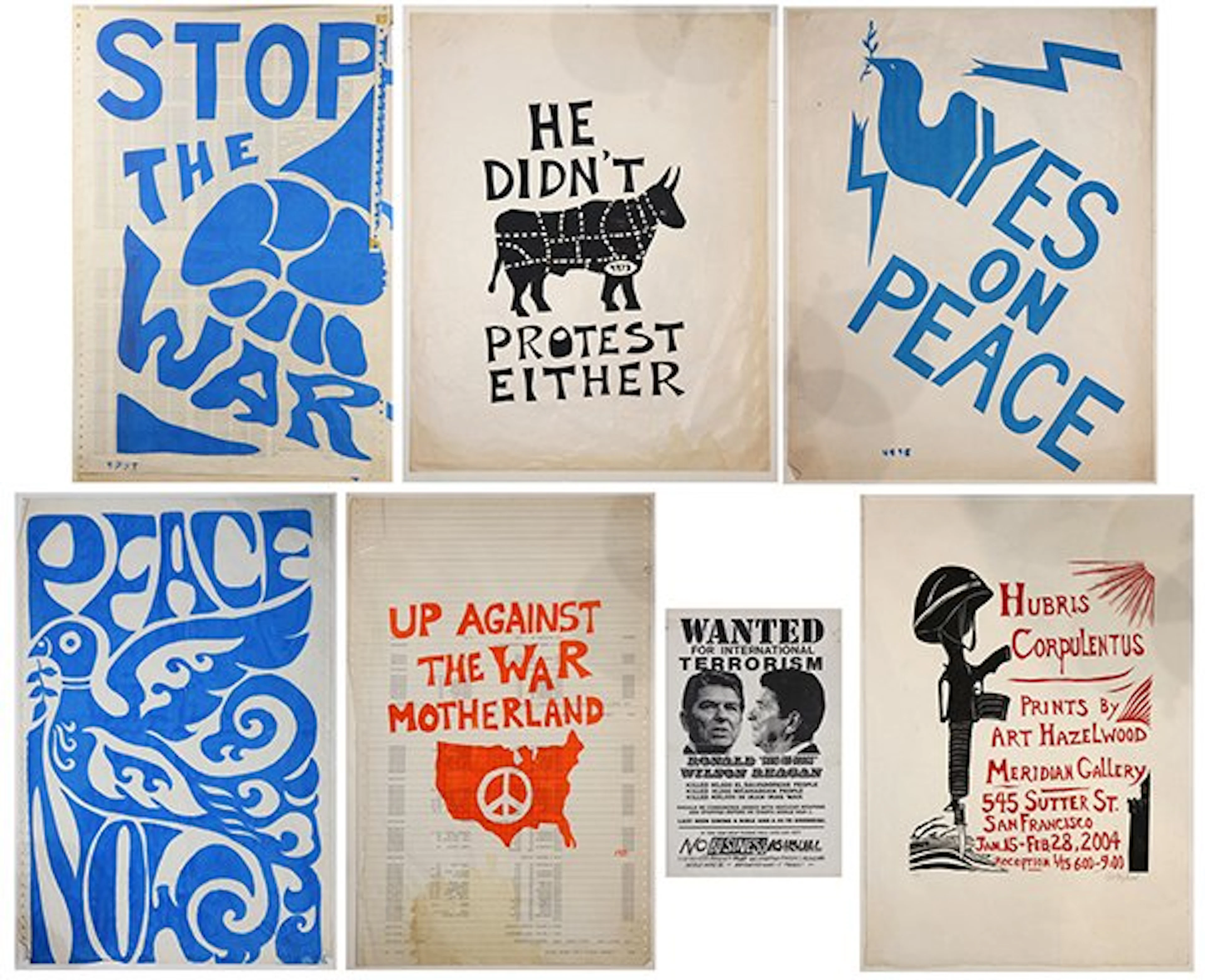 Anti-War Posters, American School (20th century)
