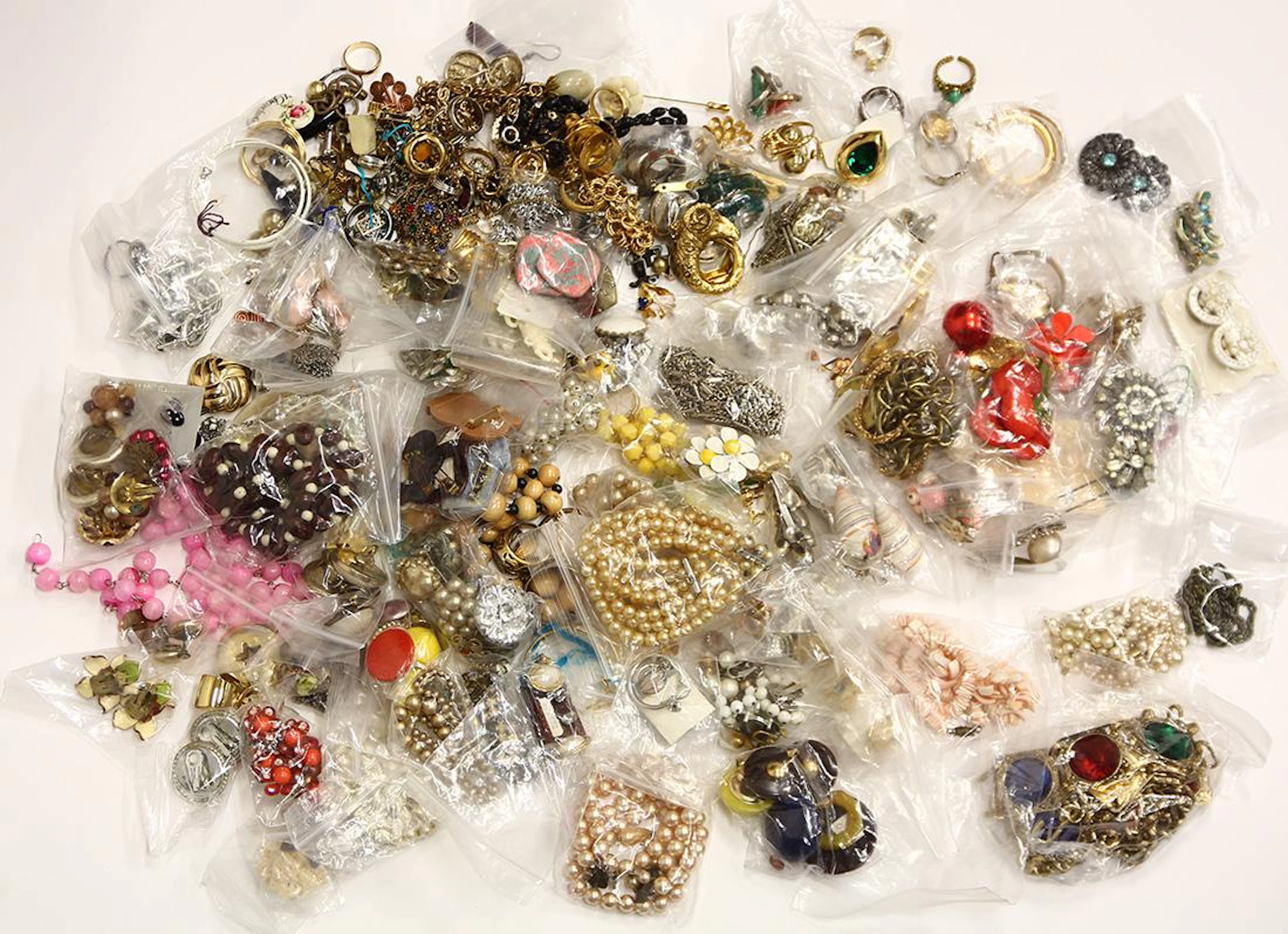 Collection of costume jewelry