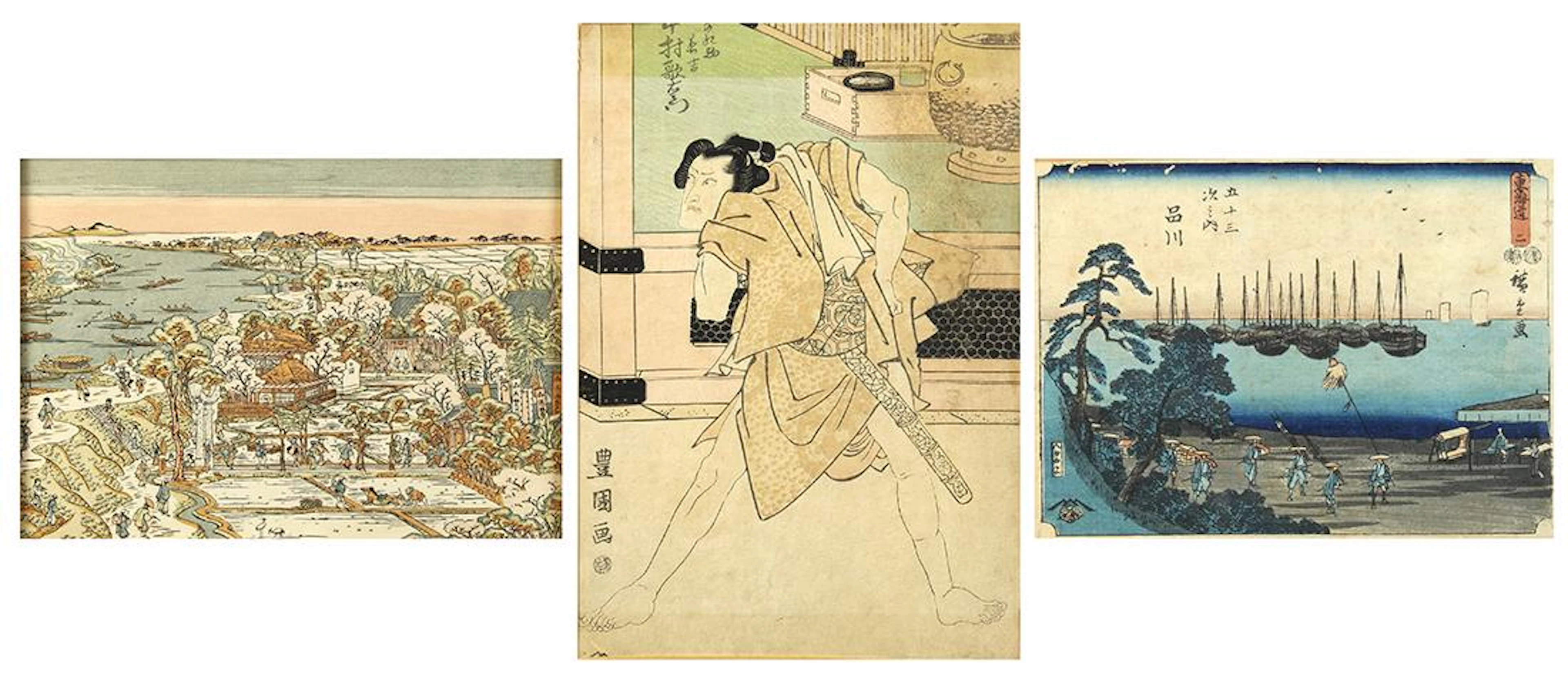 Japanese Woodblock Prints, Hiroshige, Toyokuni