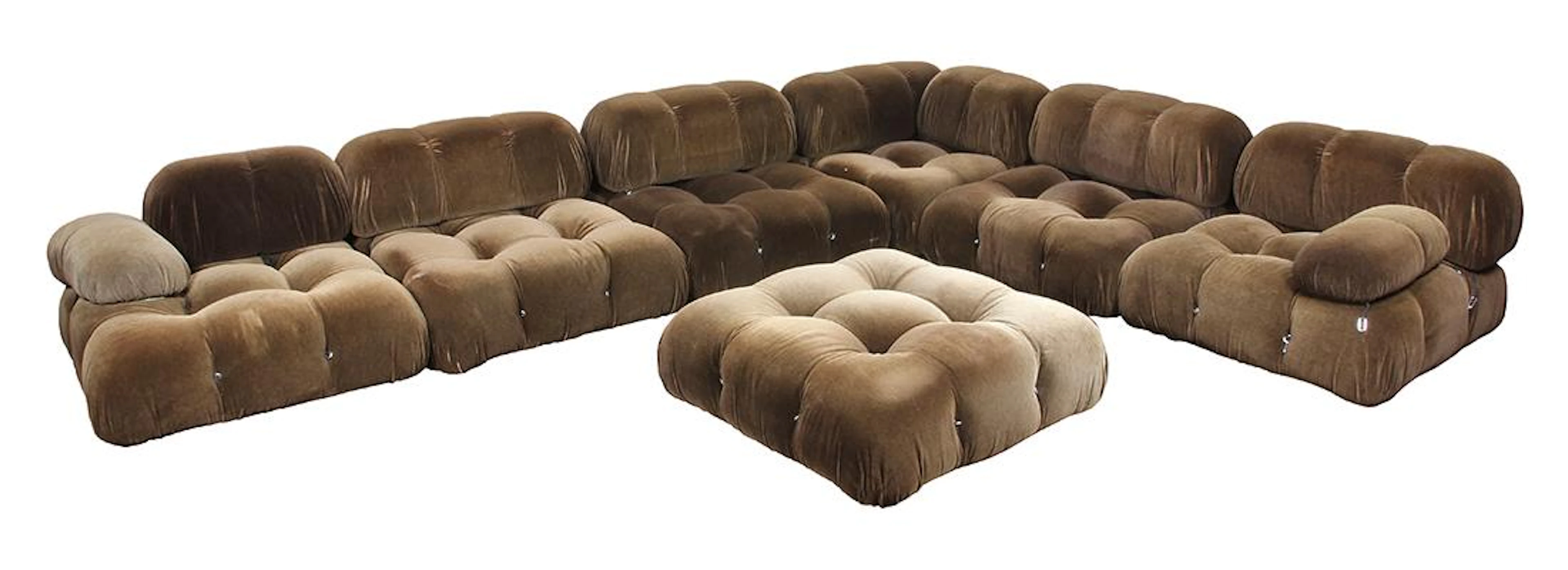 Mario Bellini for B&B Italia Camaleonda seven piece