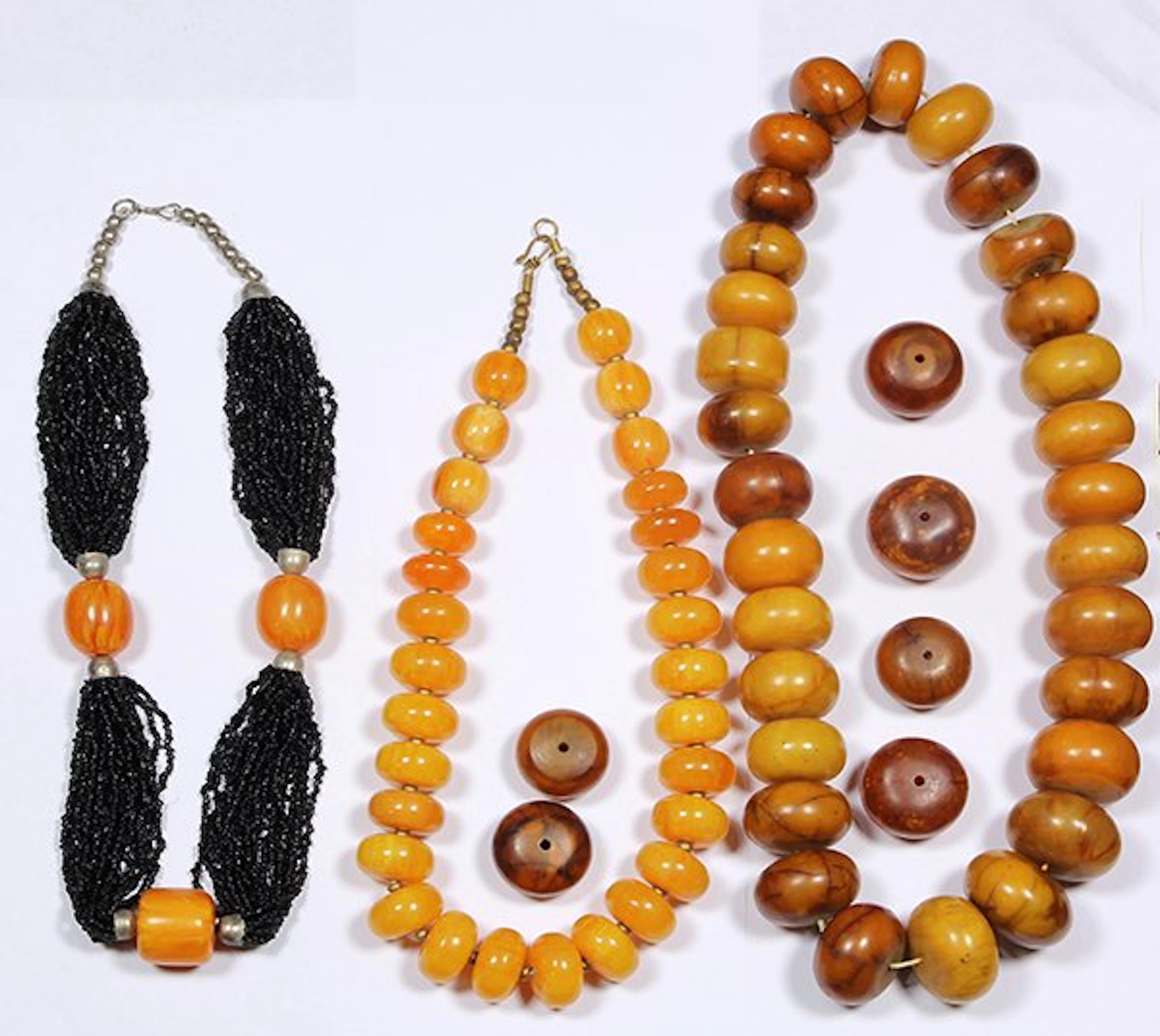Collection of large phenolic resin African trade