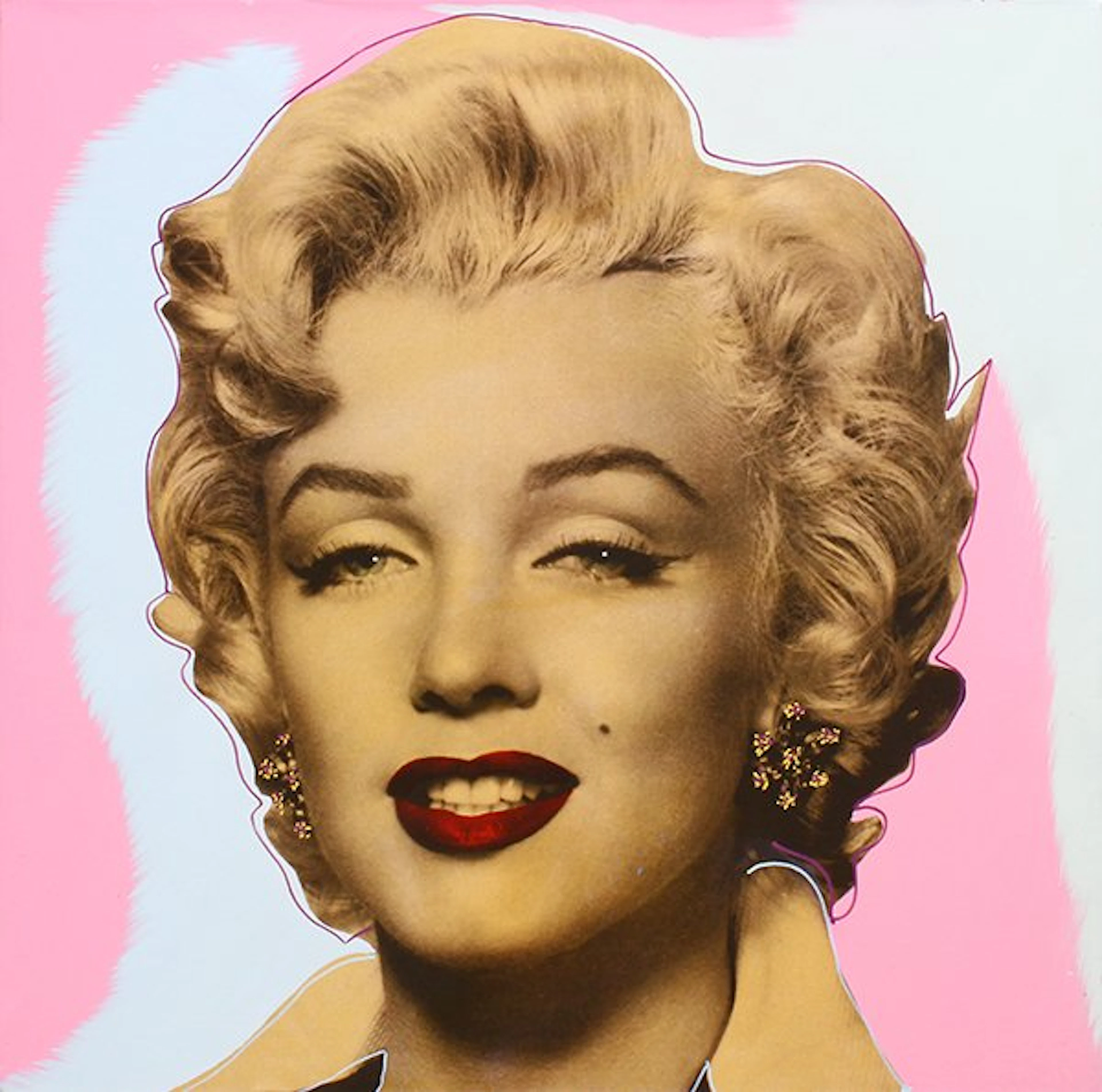 Steve Kaufman, Marilyn Icon  - Pastel