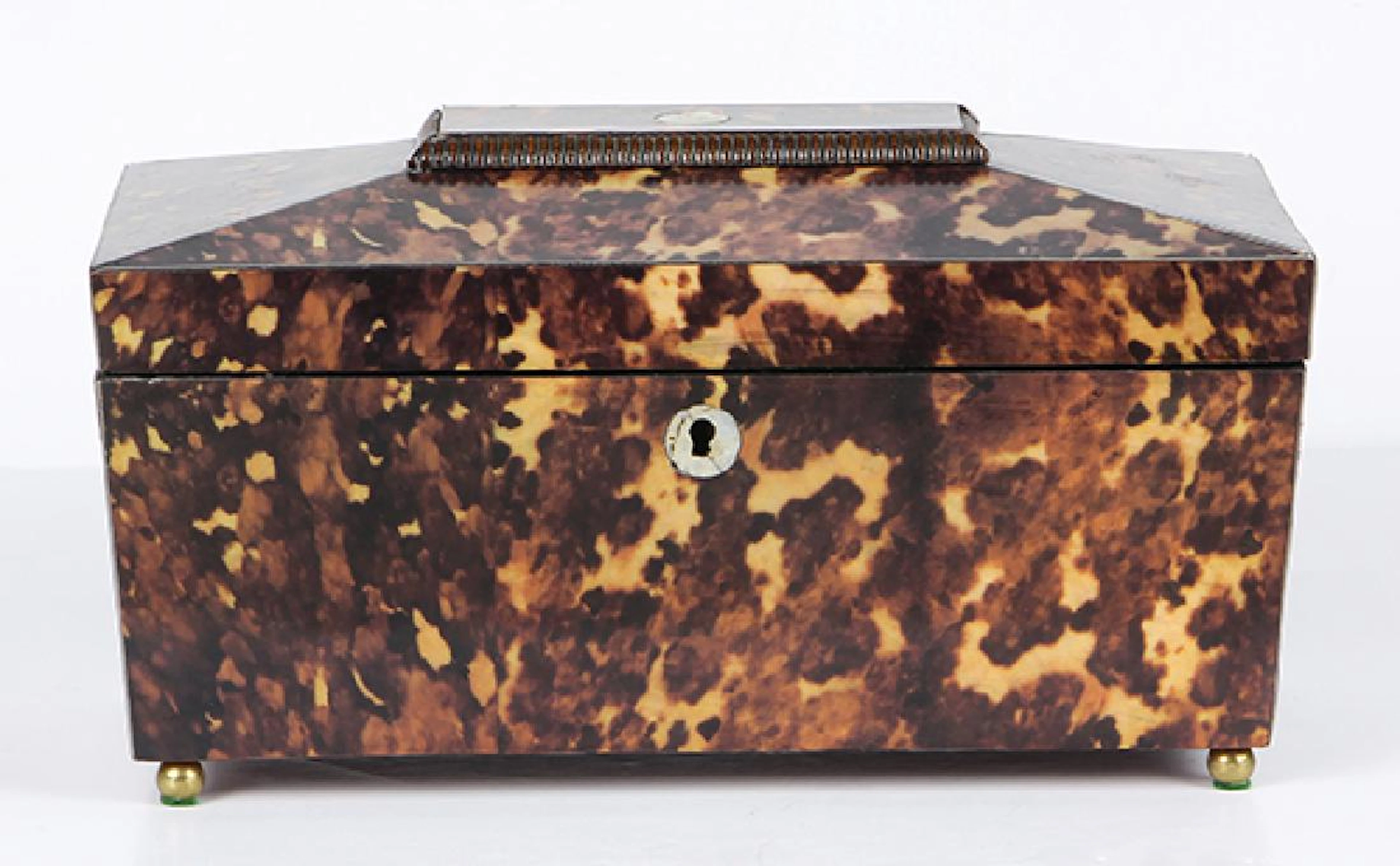 English tea caddy circa 1870