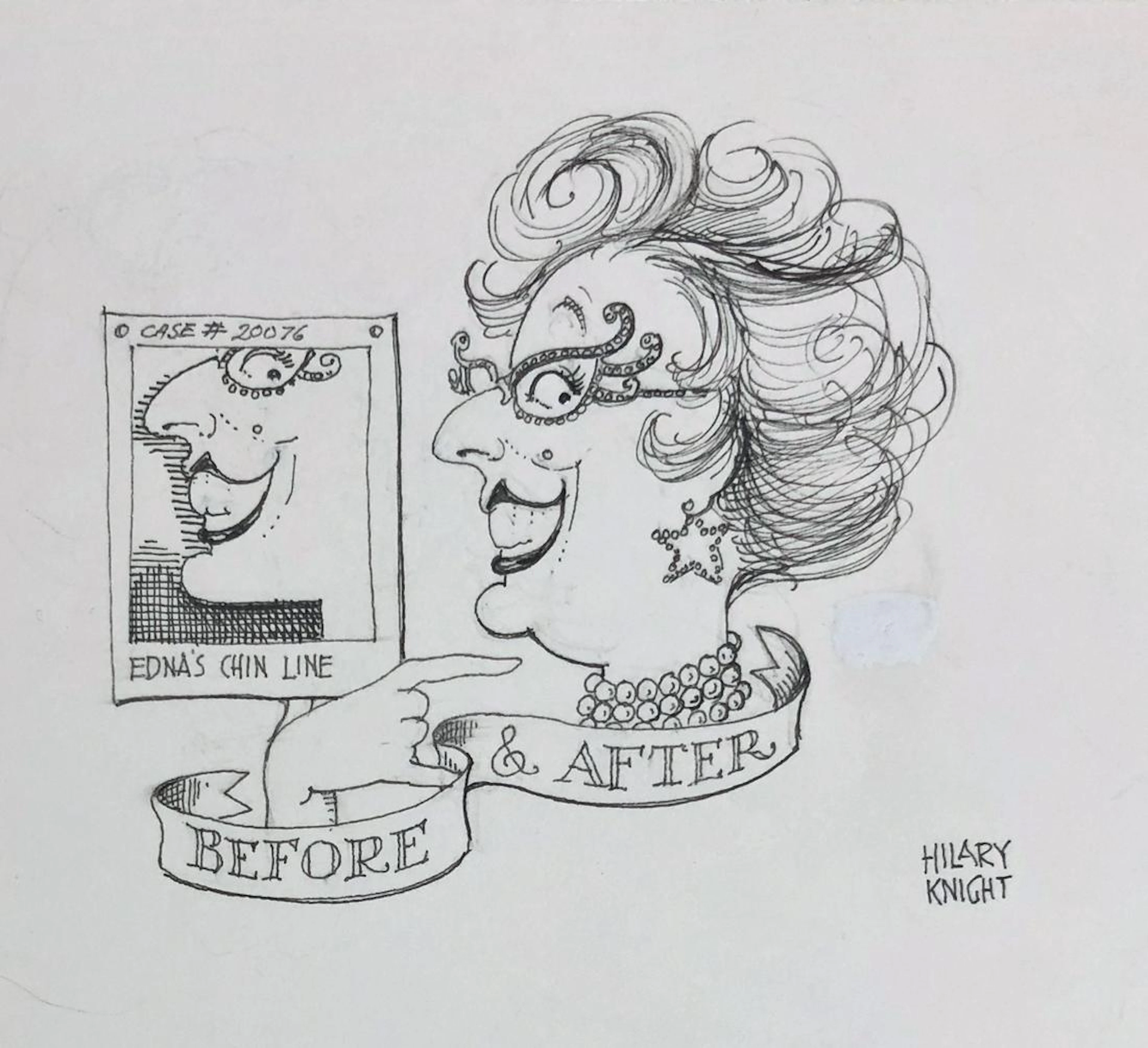 Hilary Knight EDNAS CLOSET Dame Edna For Vanity Fair