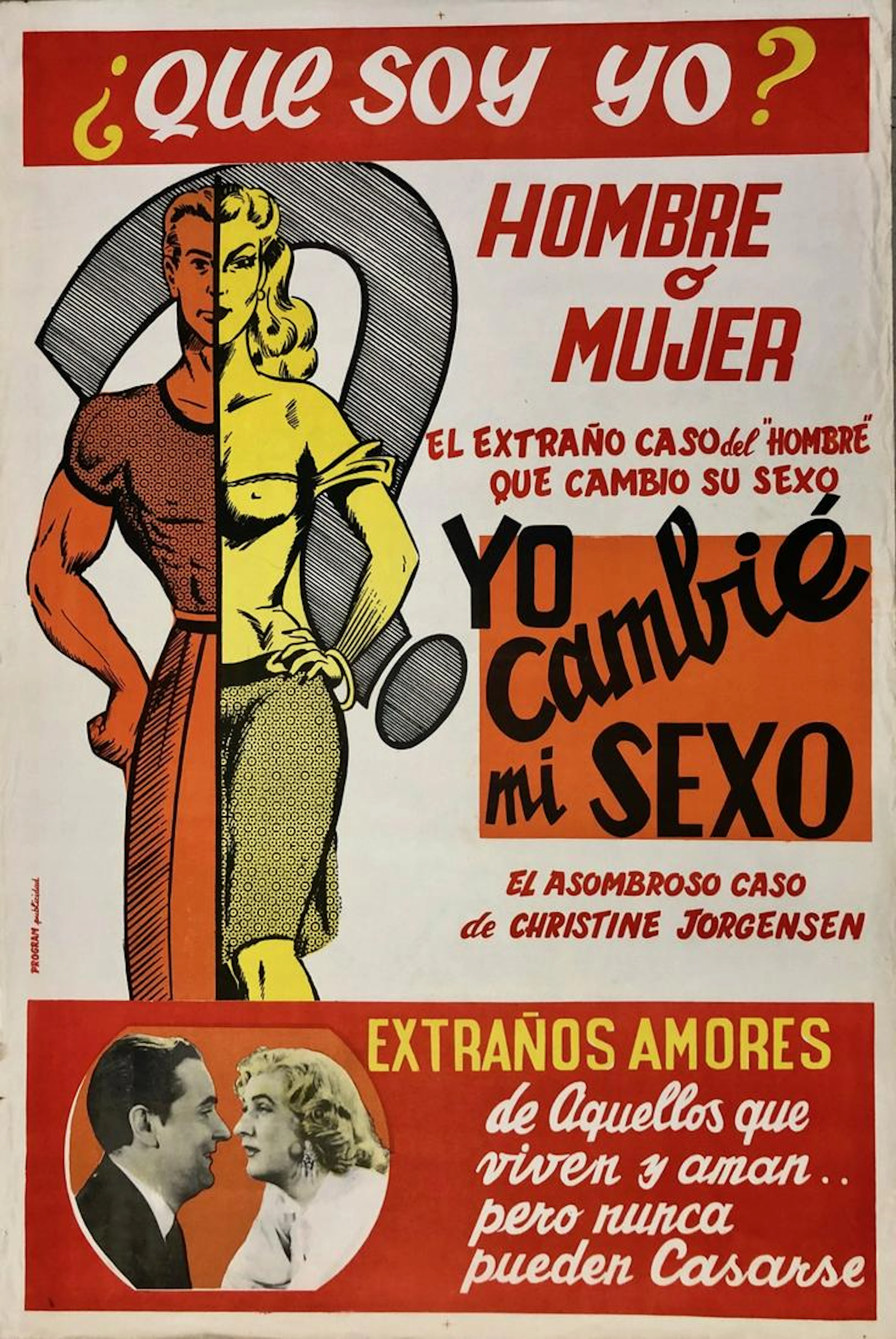 Cult Movie Poster GLEN OR GLENDA 1961