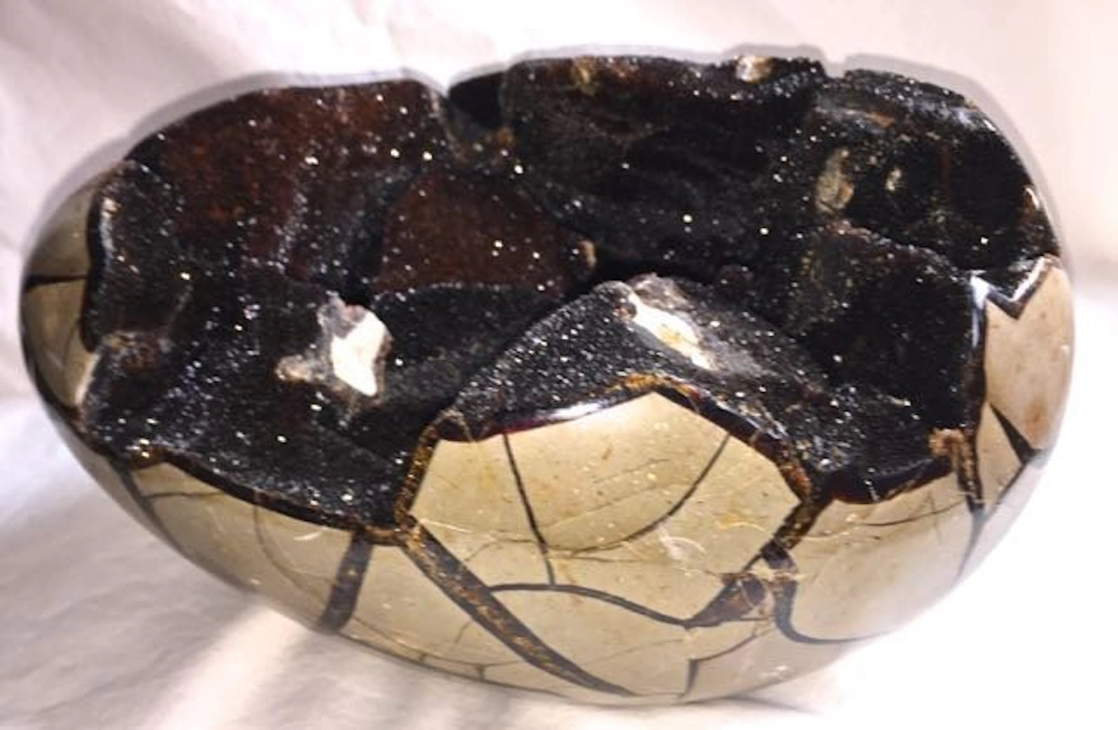 Septarian Dragon Egg Specimen 7.7"
