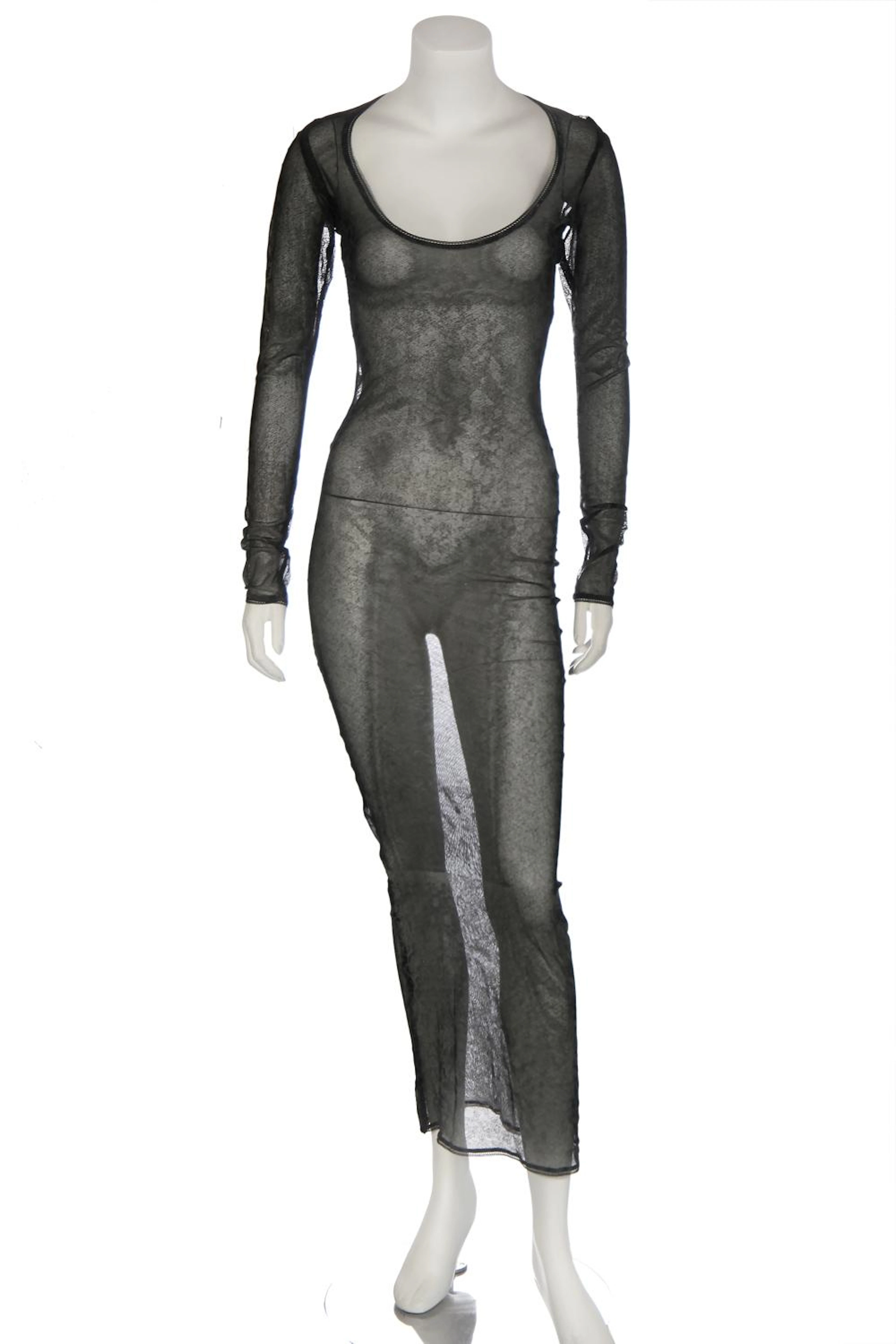 A Vivienne Westwood lace printed tulle dress