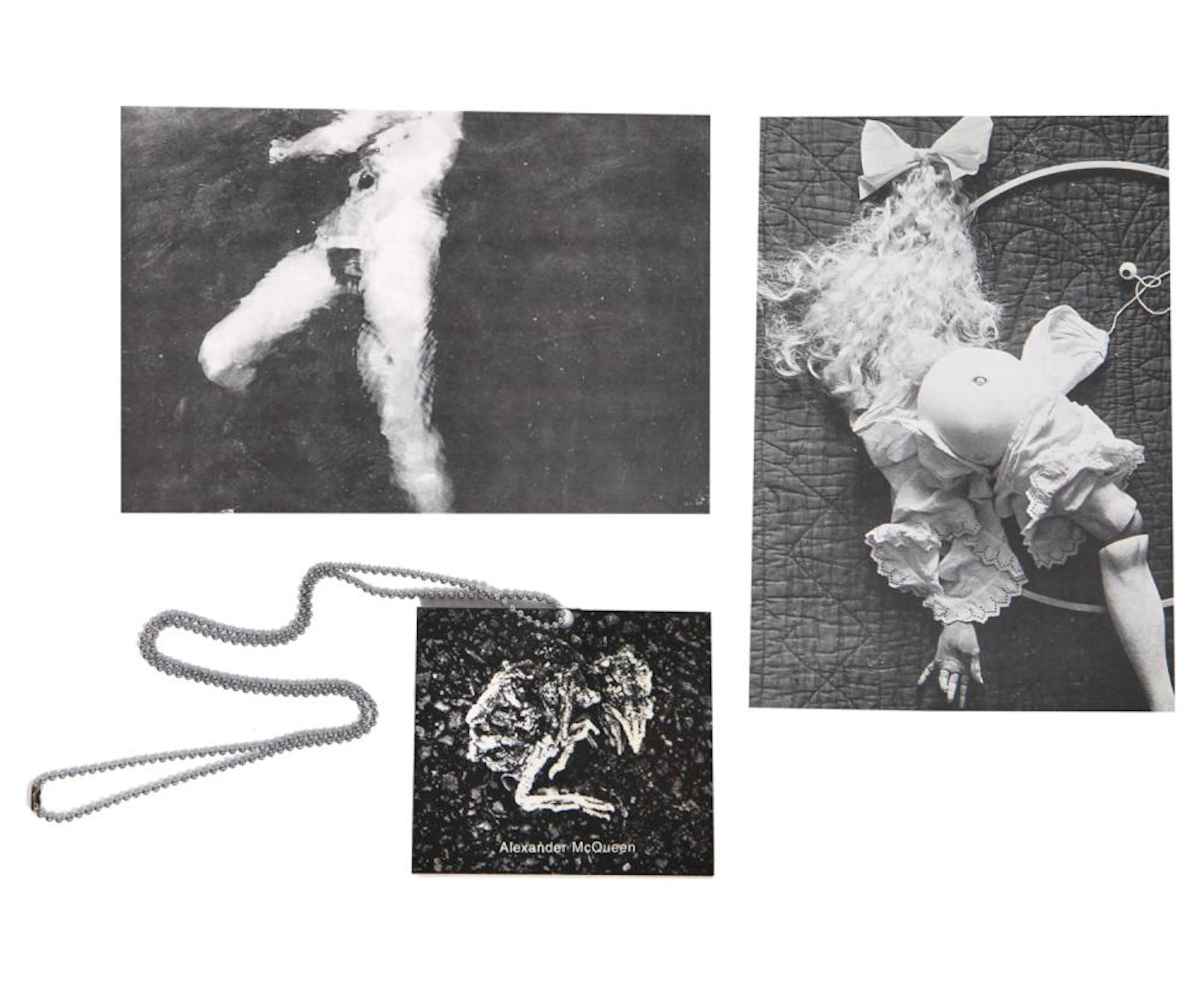 Alexander McQueen show notes and invitation