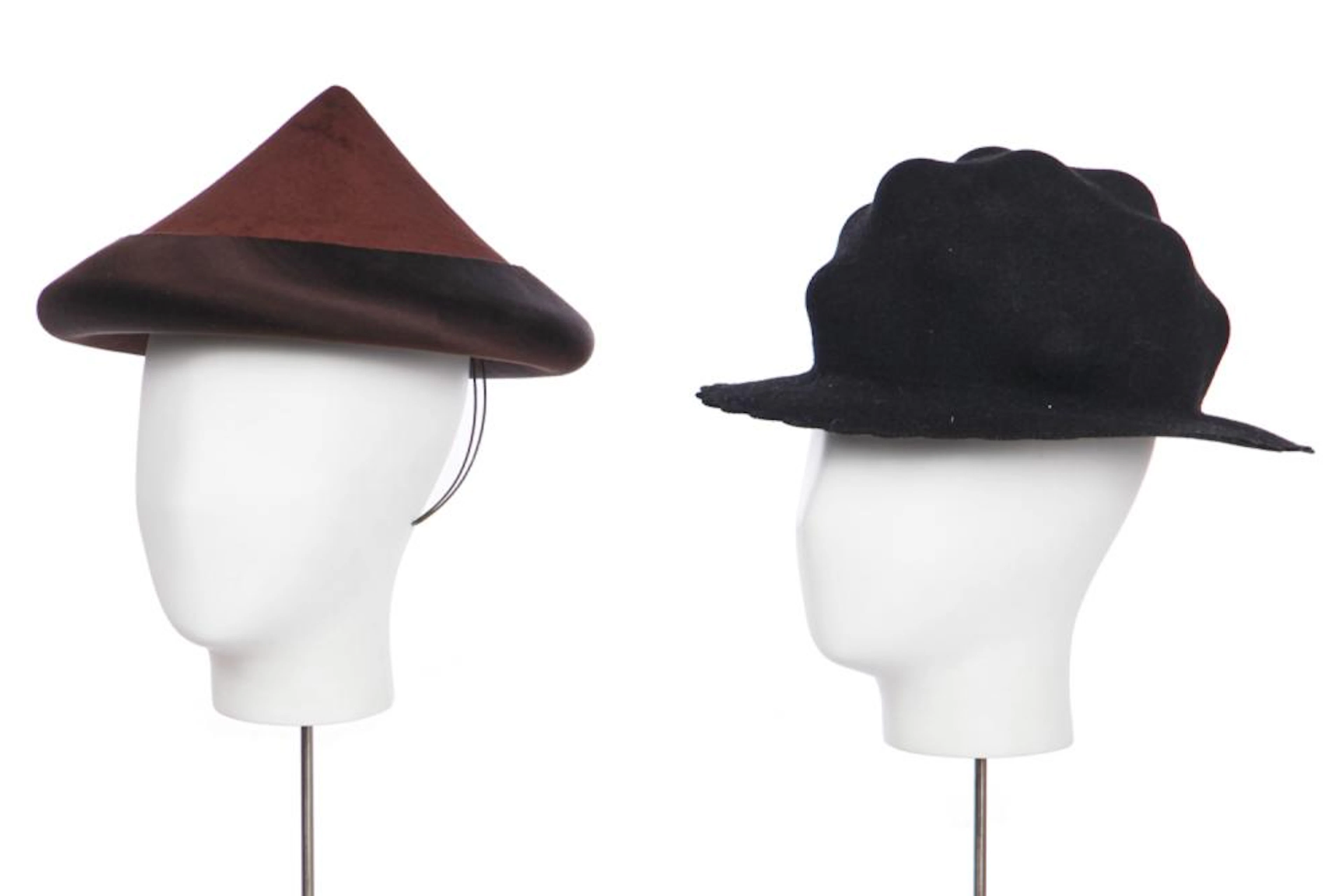 An Issey Miyake 'Egg Carton' hat, Autumn-Winter 2000,