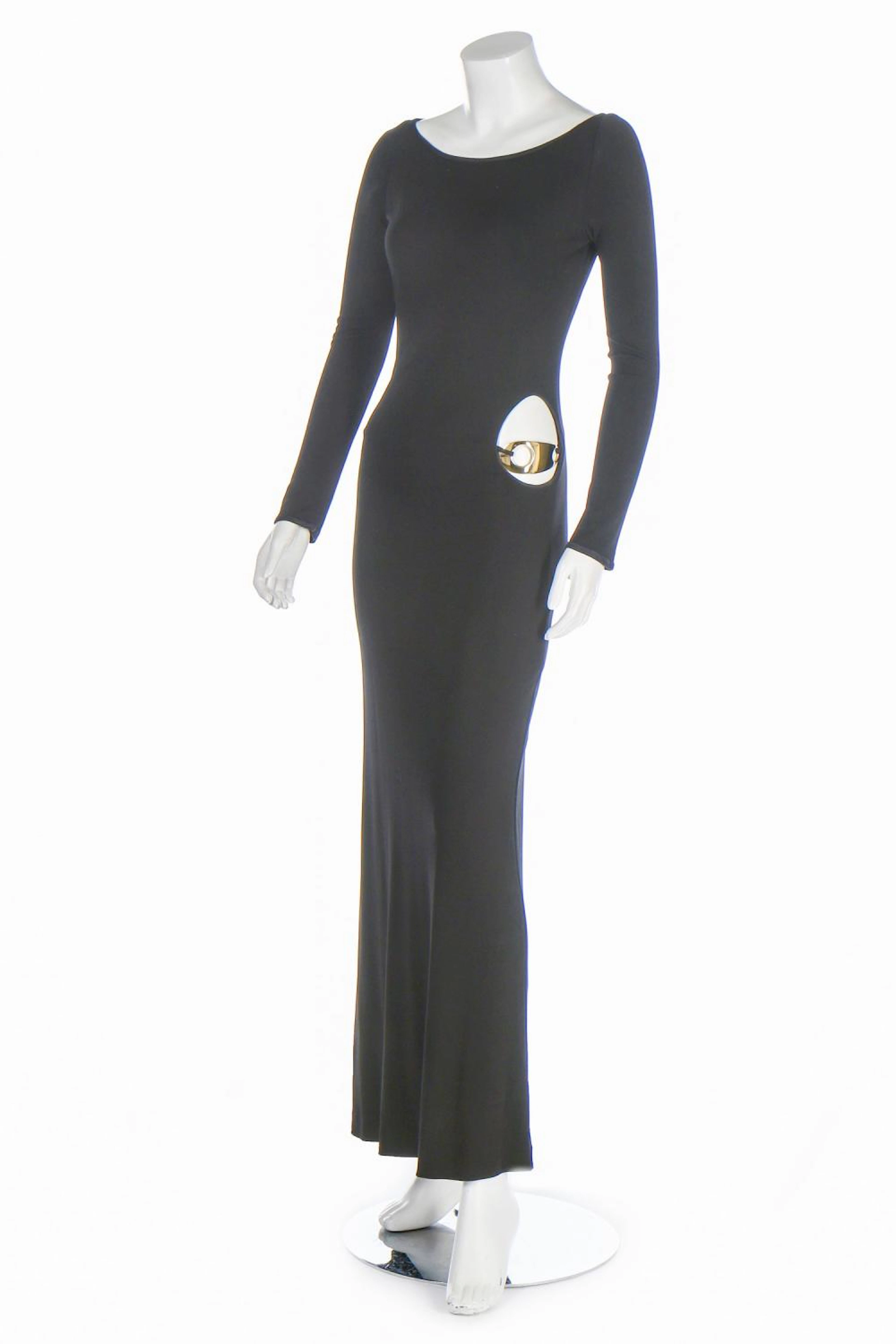 A Tom Ford for Gucci black silk jersey dress, Autumn-Winter, 1996-7, labell