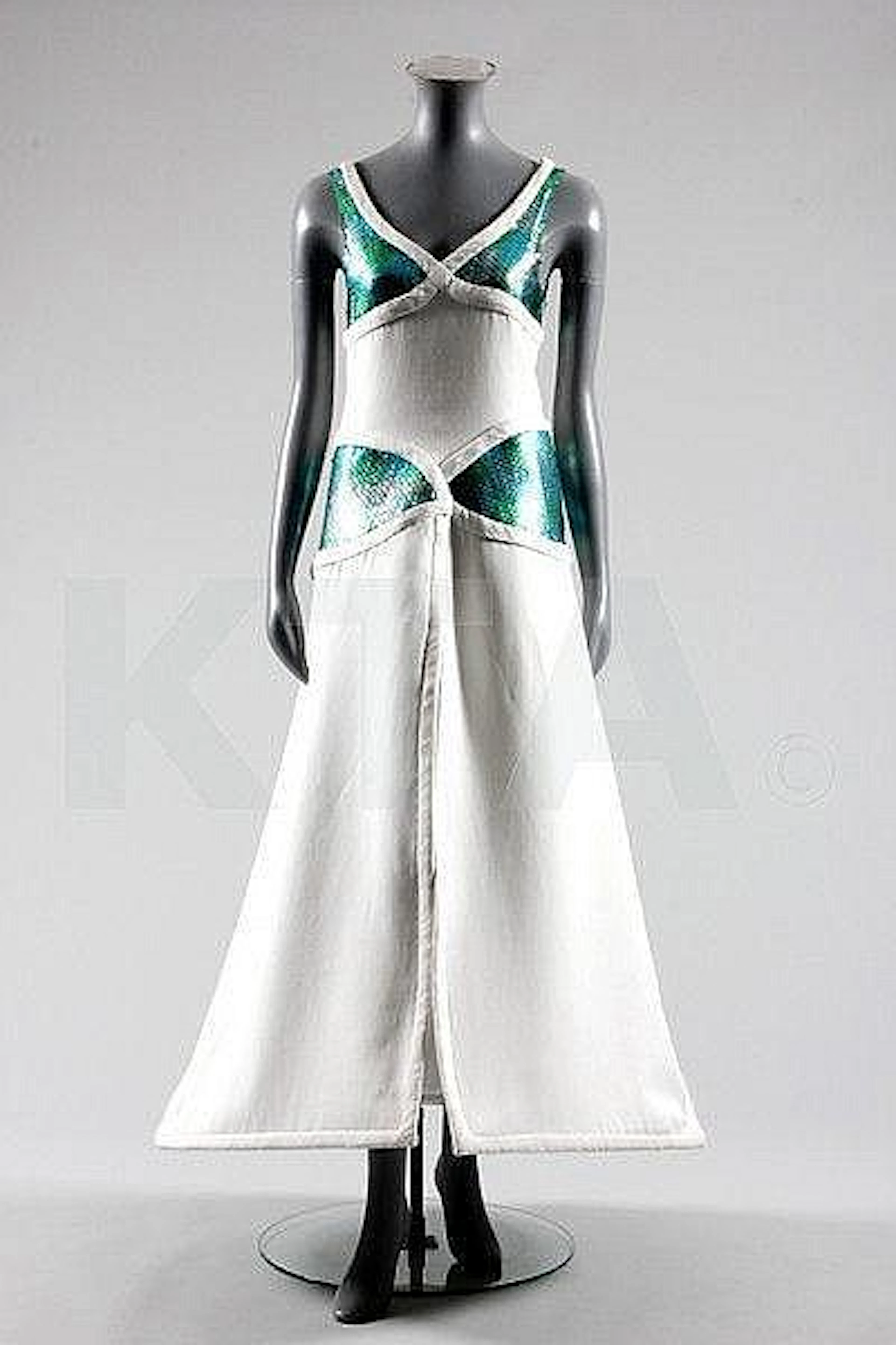 A rare André Courrèges couture futuristic ball