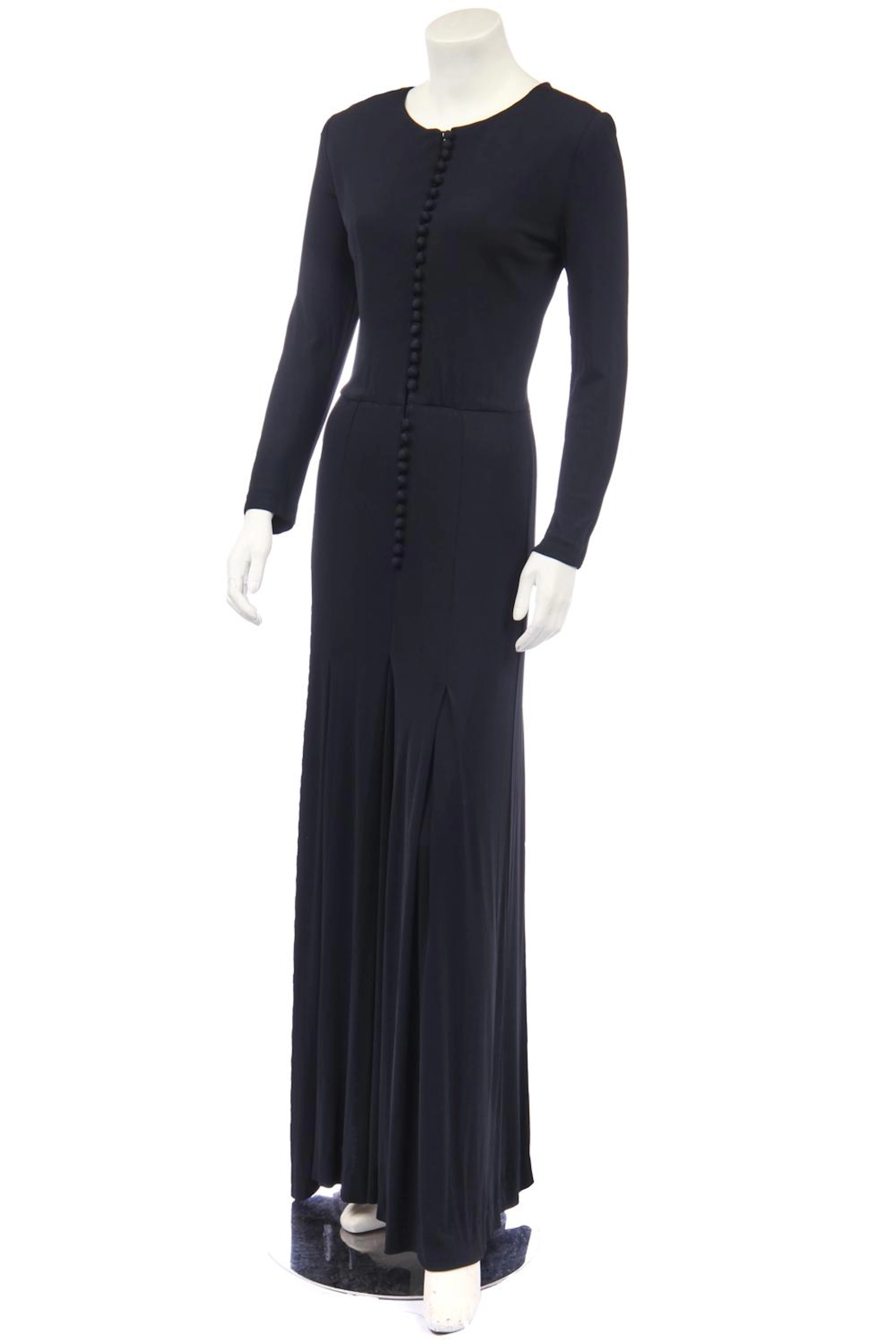 A Christian Dior by Marc Bohan black jersey dress, 1970s