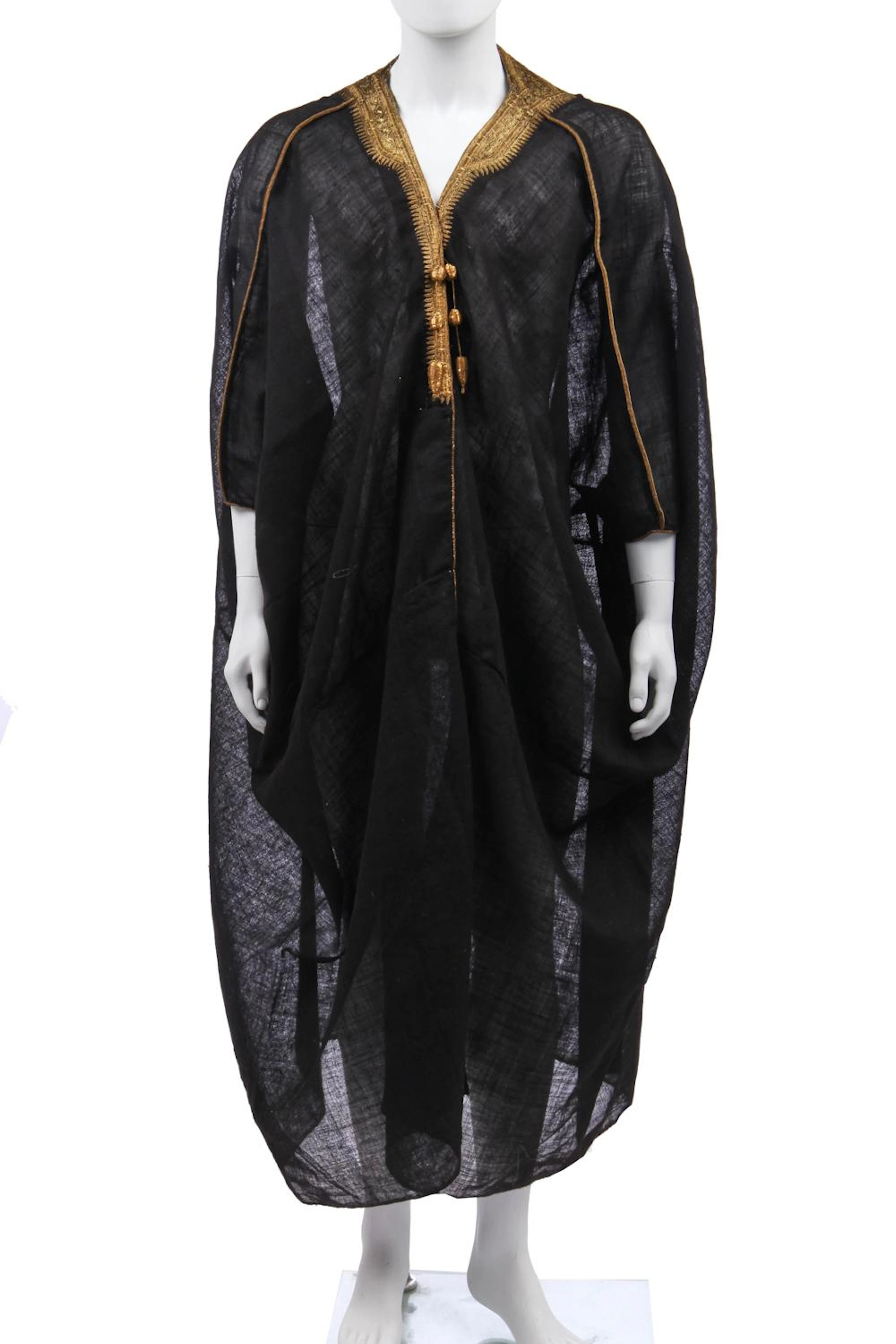 A man's Bisht robe, Saudi Arabia, late 19th-early 20th century,
