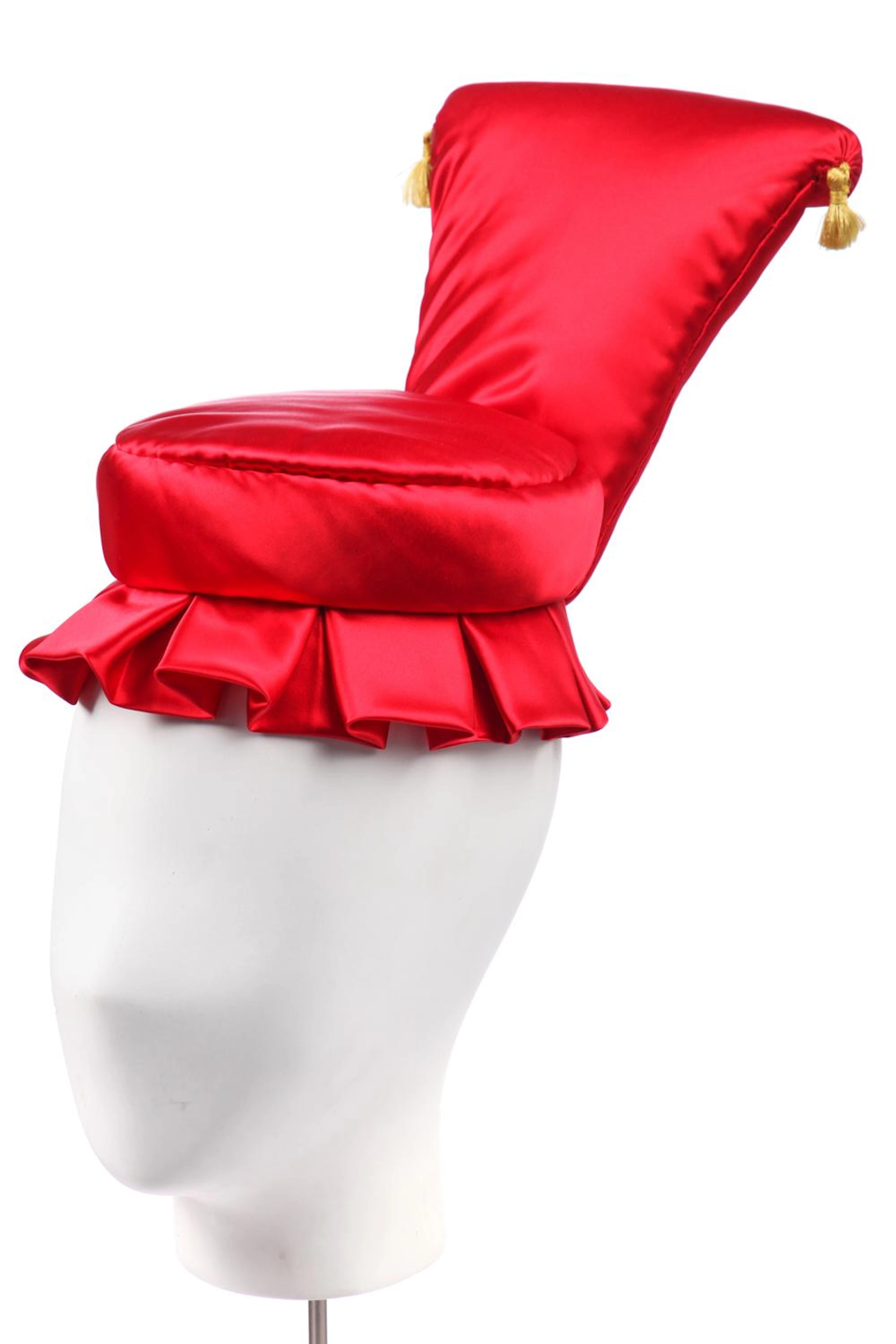 A rare Karl Lagerfeld surrealist hat made by Kirstin Woodward, 1985,