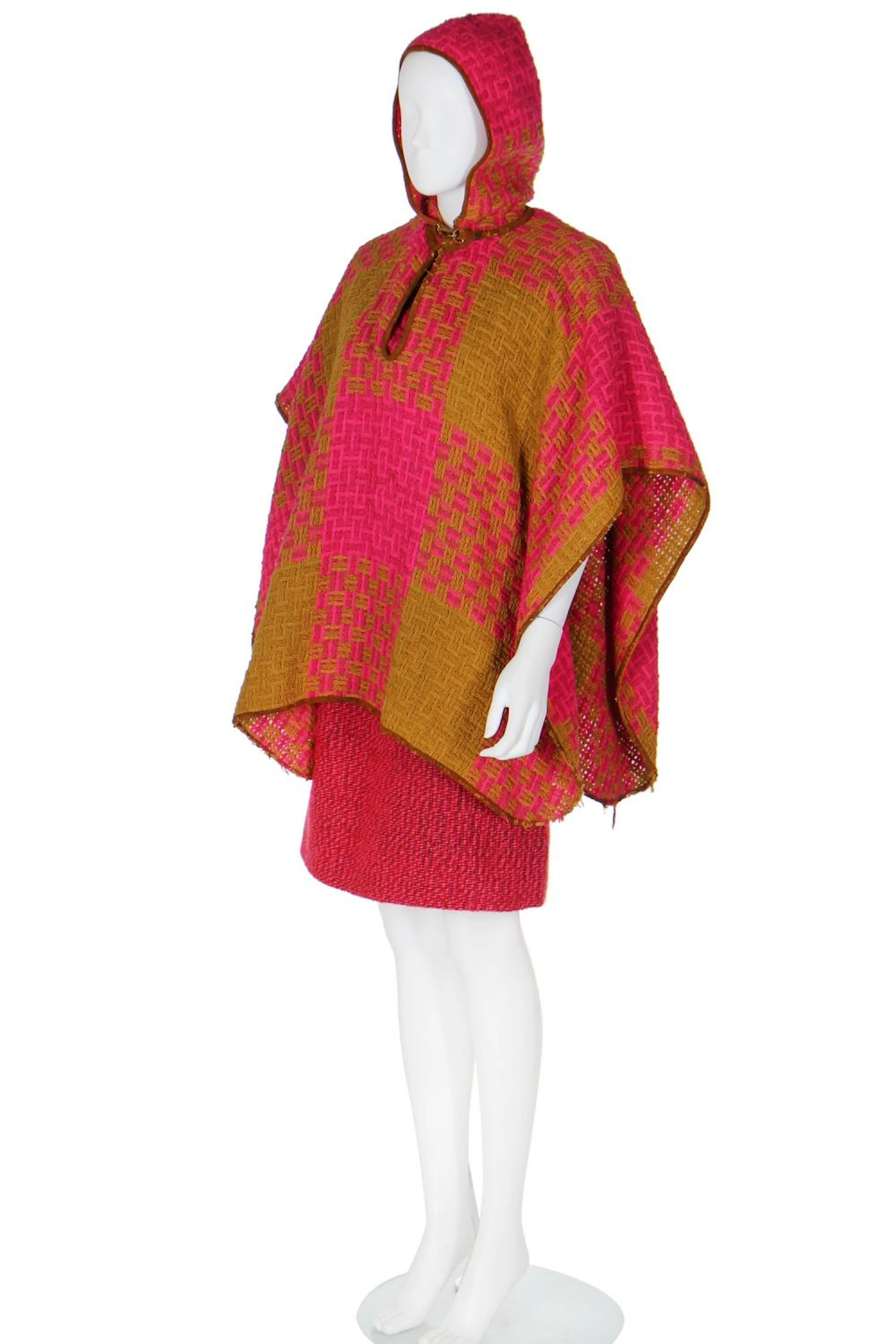 A Bonnie Cashin for Sills shocking-pink and...