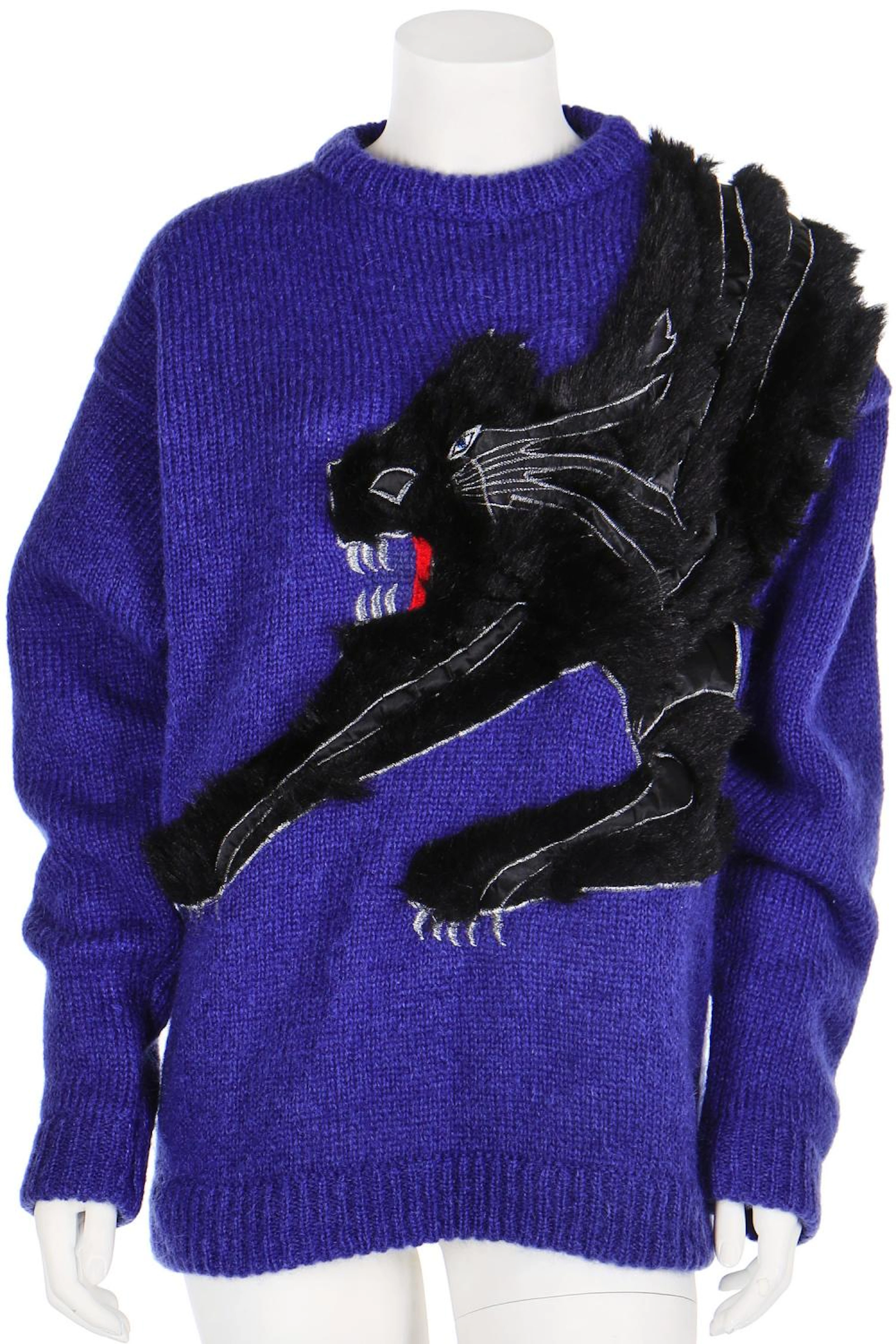 A Kansai Yamamoto knitted wool-blend jumper, 1980s,