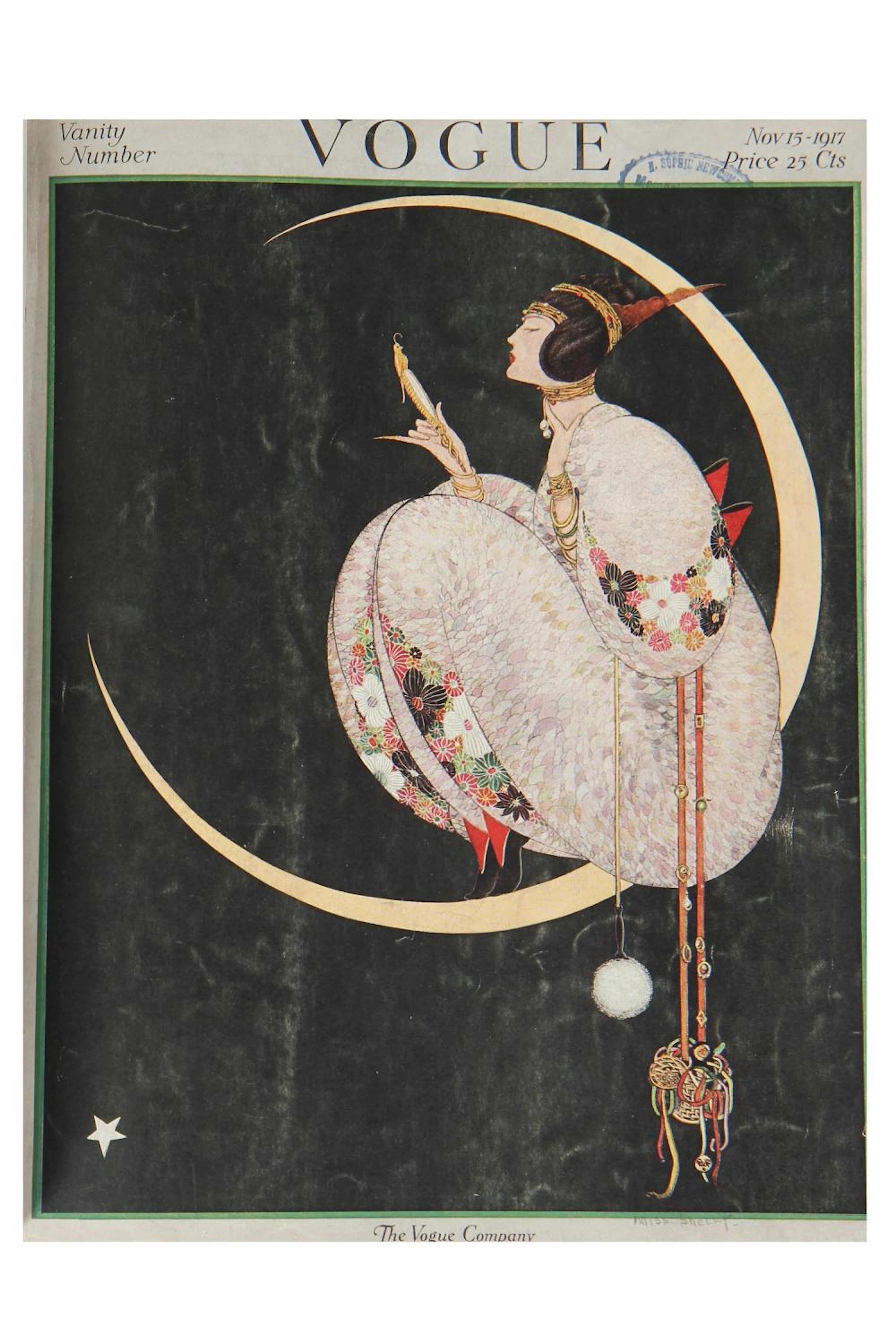 A bound volume of American Vogue, November-December 1917,