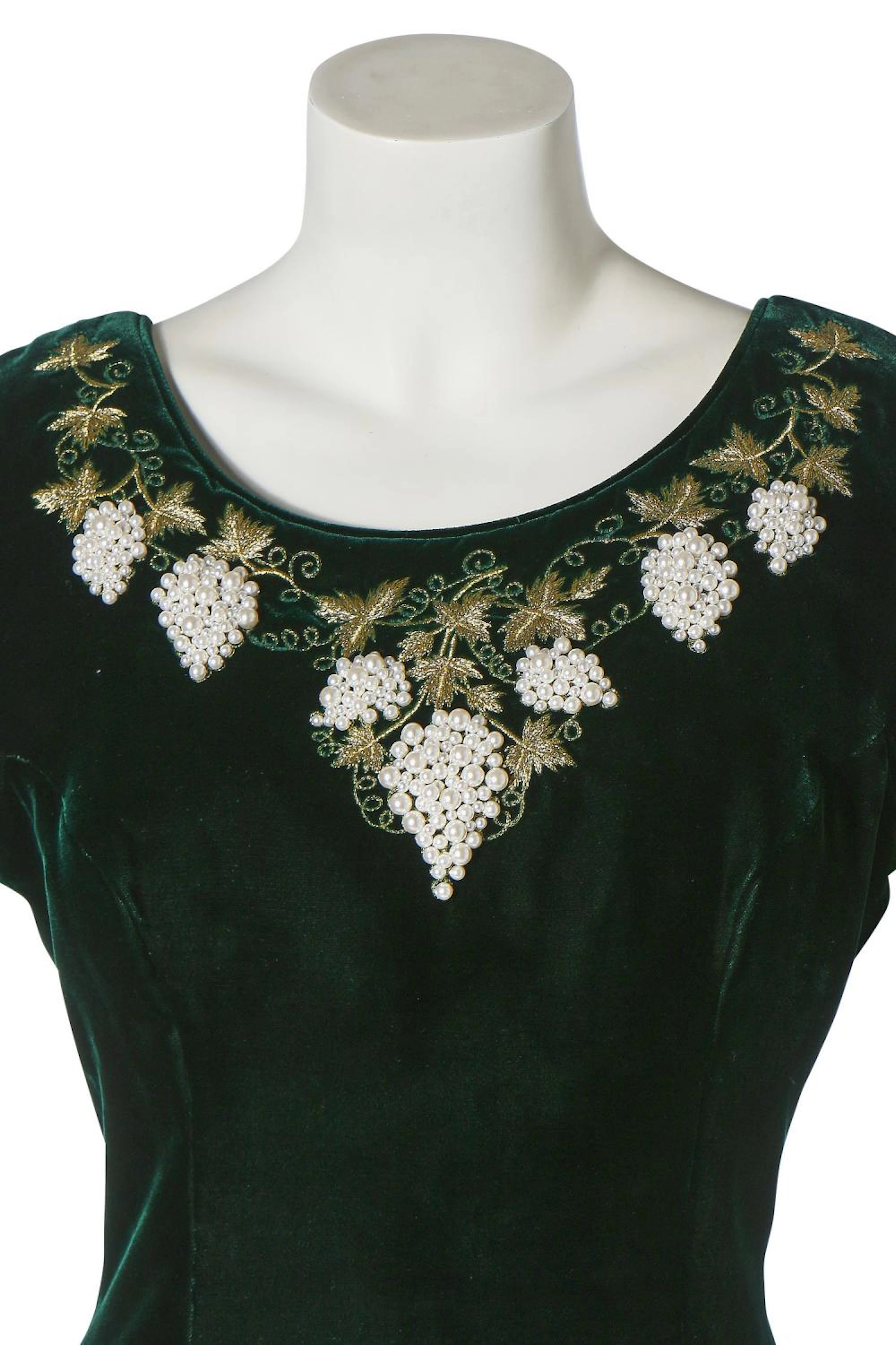 A Catherine Walker beaded and embroidered cocktail dress, early 1990s,