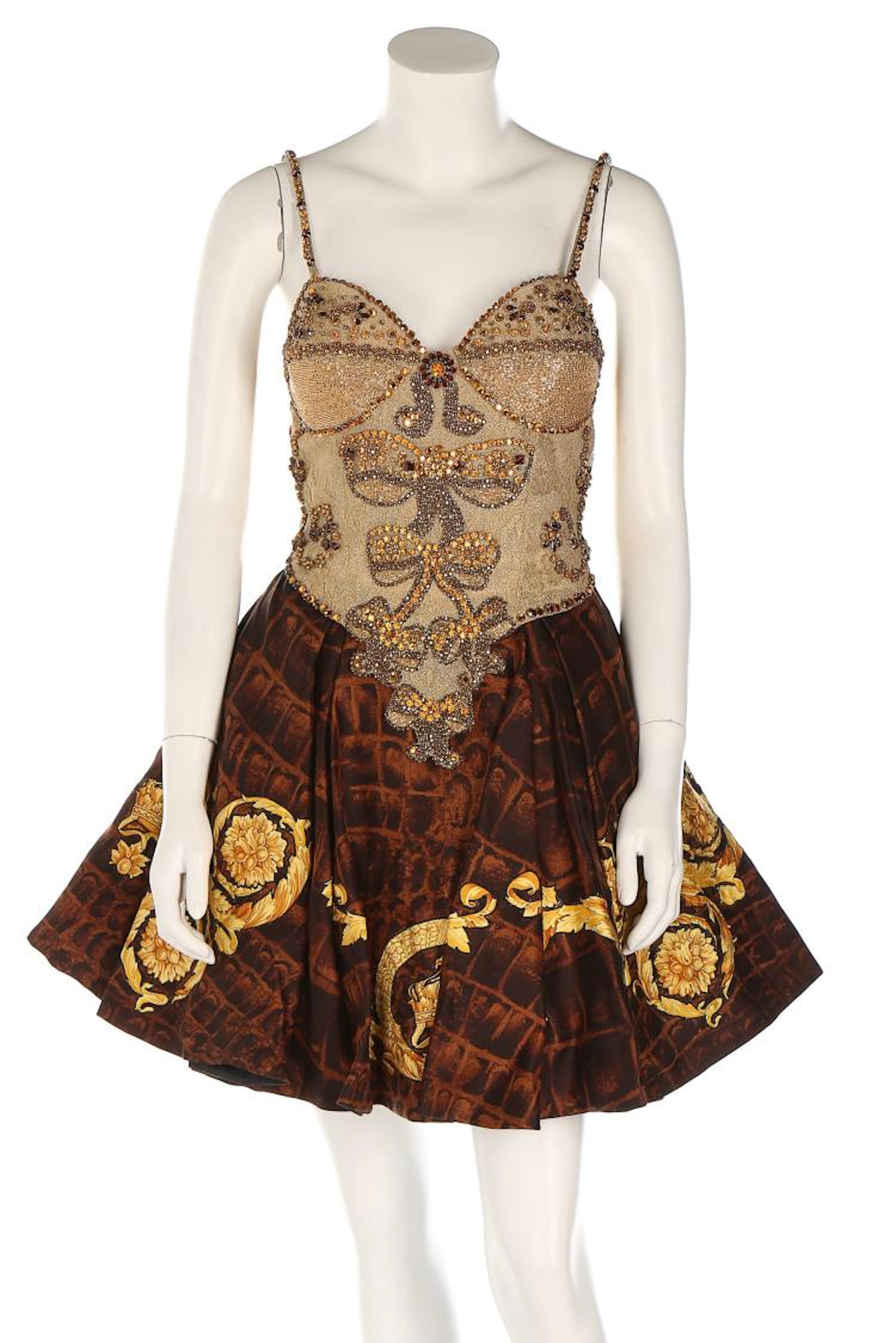 A fine and rare Gianni Versace cocktail dress, Spring-Summer, 1992, couture